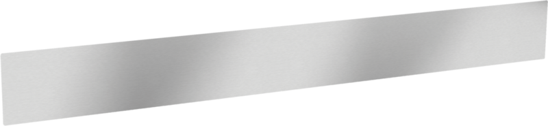 Stainless-steel toe-kick panel Stainless-steel toe-kick panel