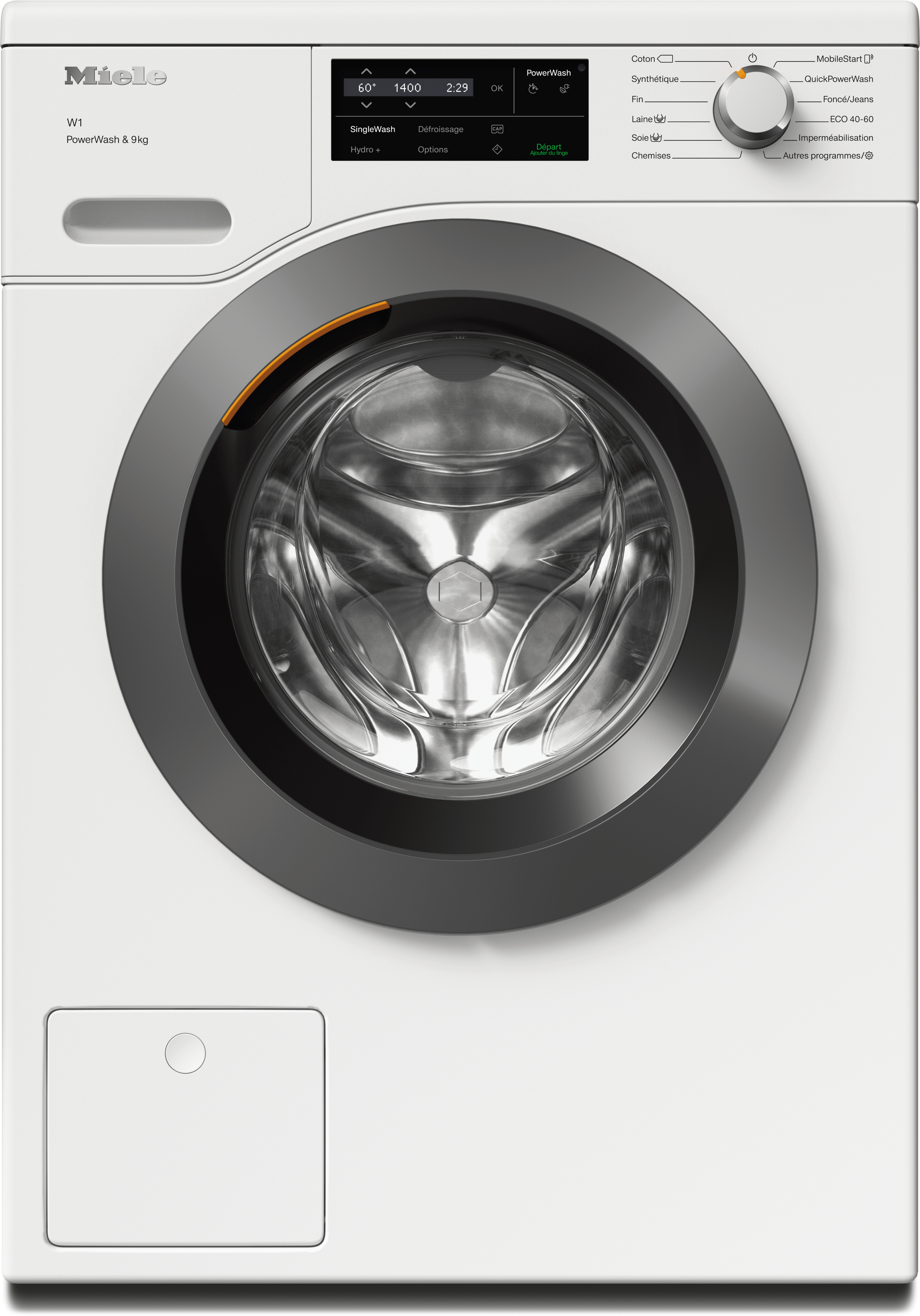 Miele - WCG360 WCS PWash&9kg Blanc lotus – Lave-linge - 1 Miele - WCG360 WCS PWash&9kg Blanc lotus – Lave-linge - 1