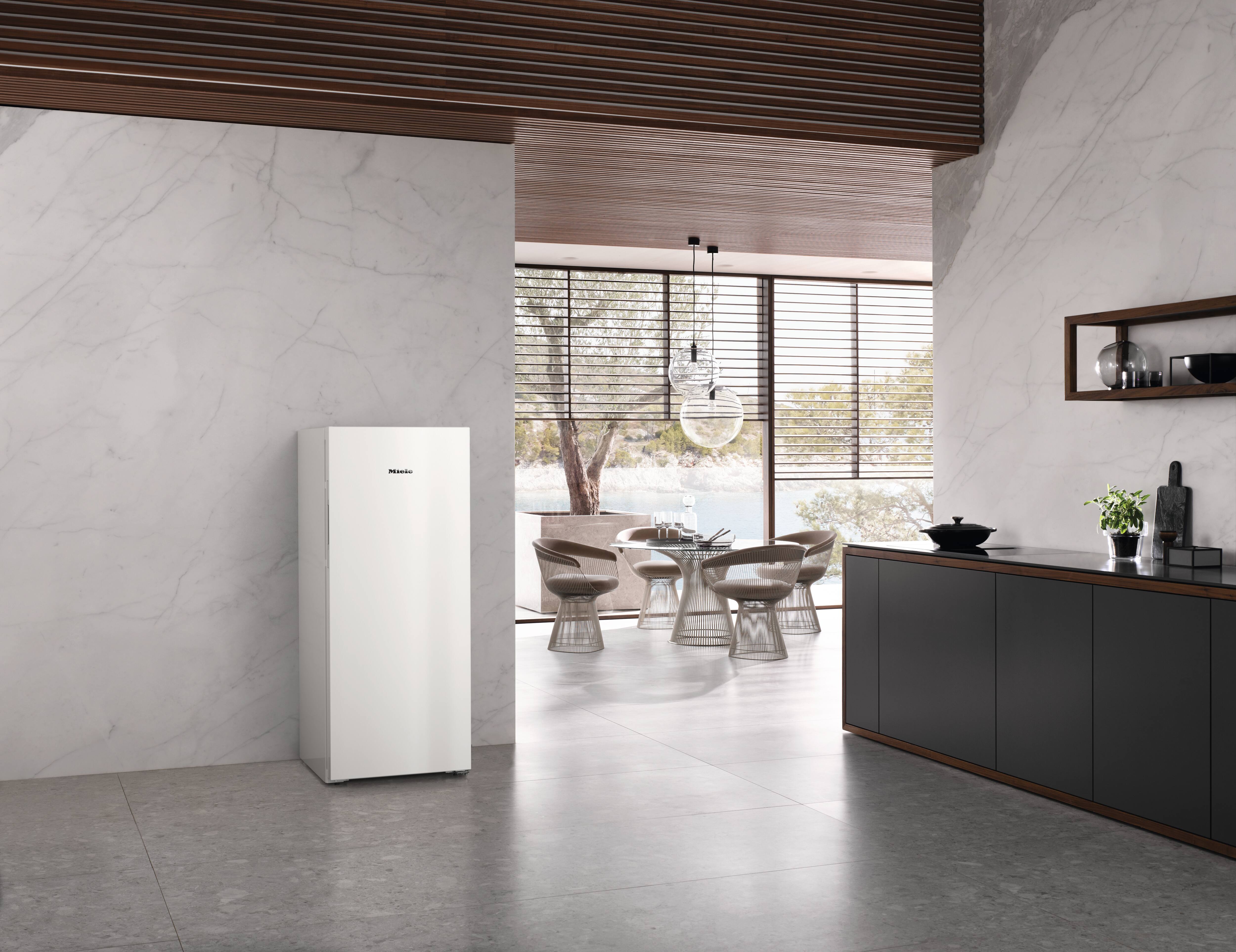 Miele - FN 4822 D Blanc – Combinés réfrigérateur/congélateur - 6