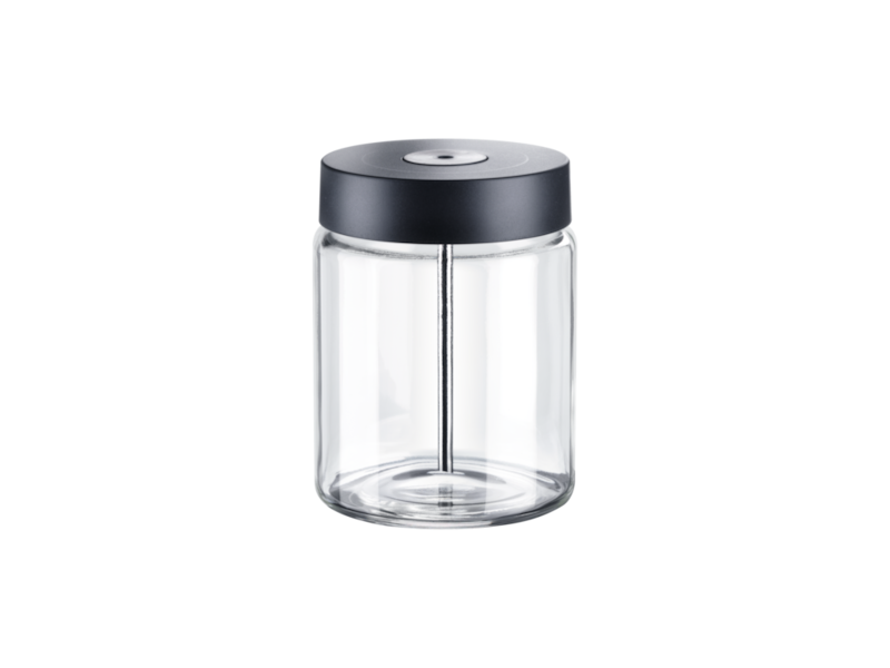 Milk container made of glass