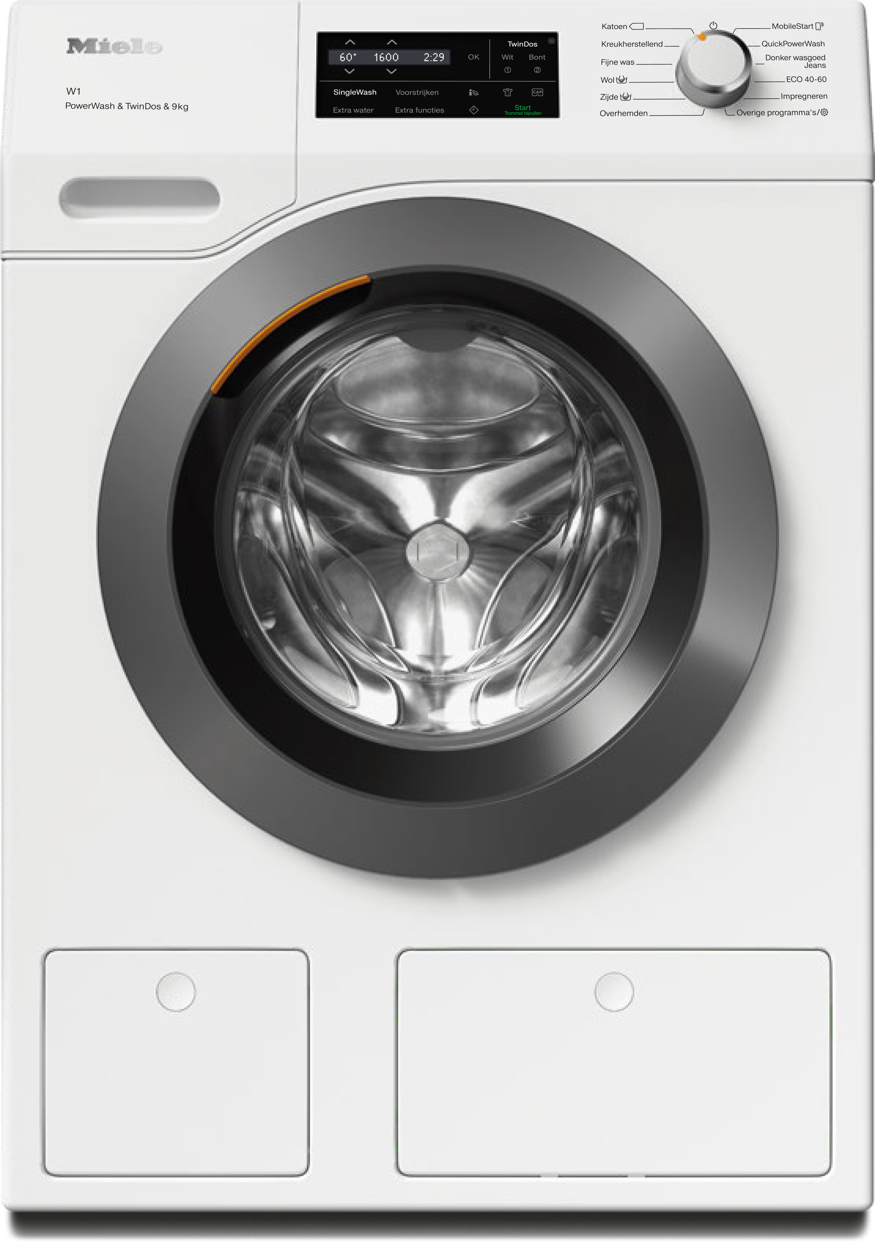 Miele - WCI870 WCS PWash&TDos&9kg Lotuswit – Wasmachines - 1 Miele - WCI870 WCS PWash&TDos&9kg Lotuswit – Wasmachines - 1