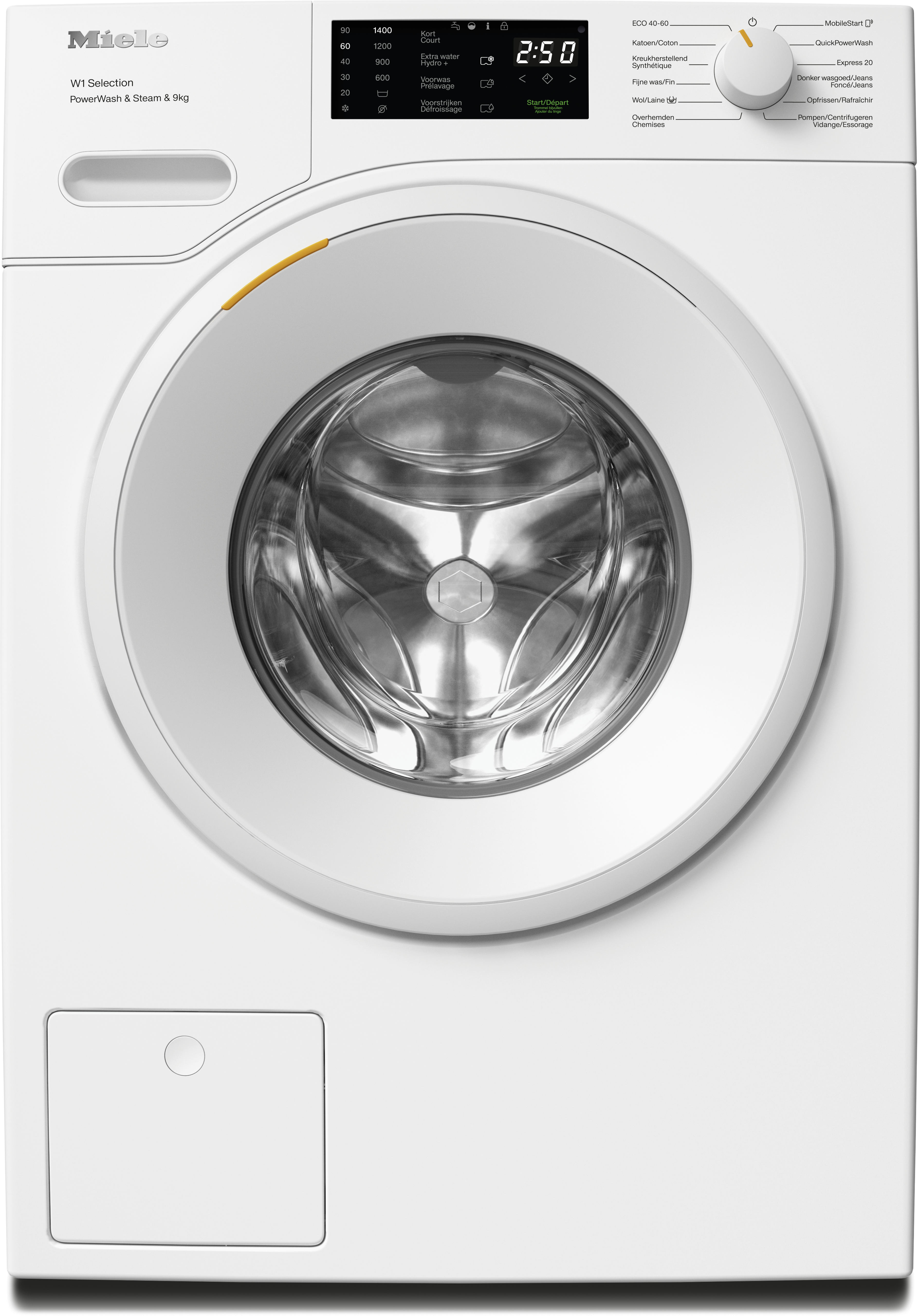 Lave-linge - Lave-linge à chargement frontal - WSD383 WCS PWash&Steam&9kg