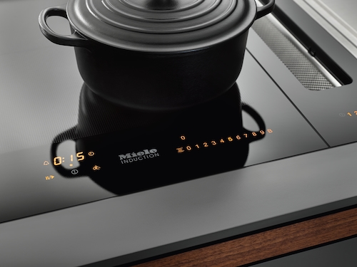 SmartLine CombiSet Induction Cooktop CS 7612 FL product photo Laydowns Back View L