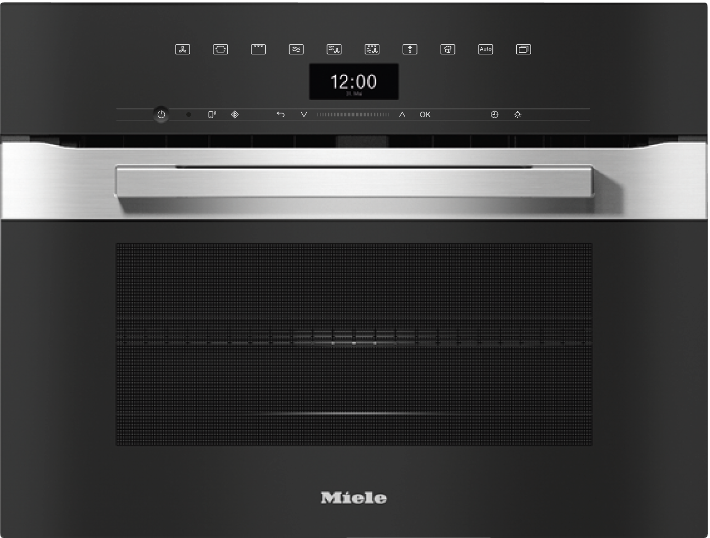 Ovens and built-in cookers - Microwave combination ovens - H 7440 BM - Stainless steel/Clean Steel