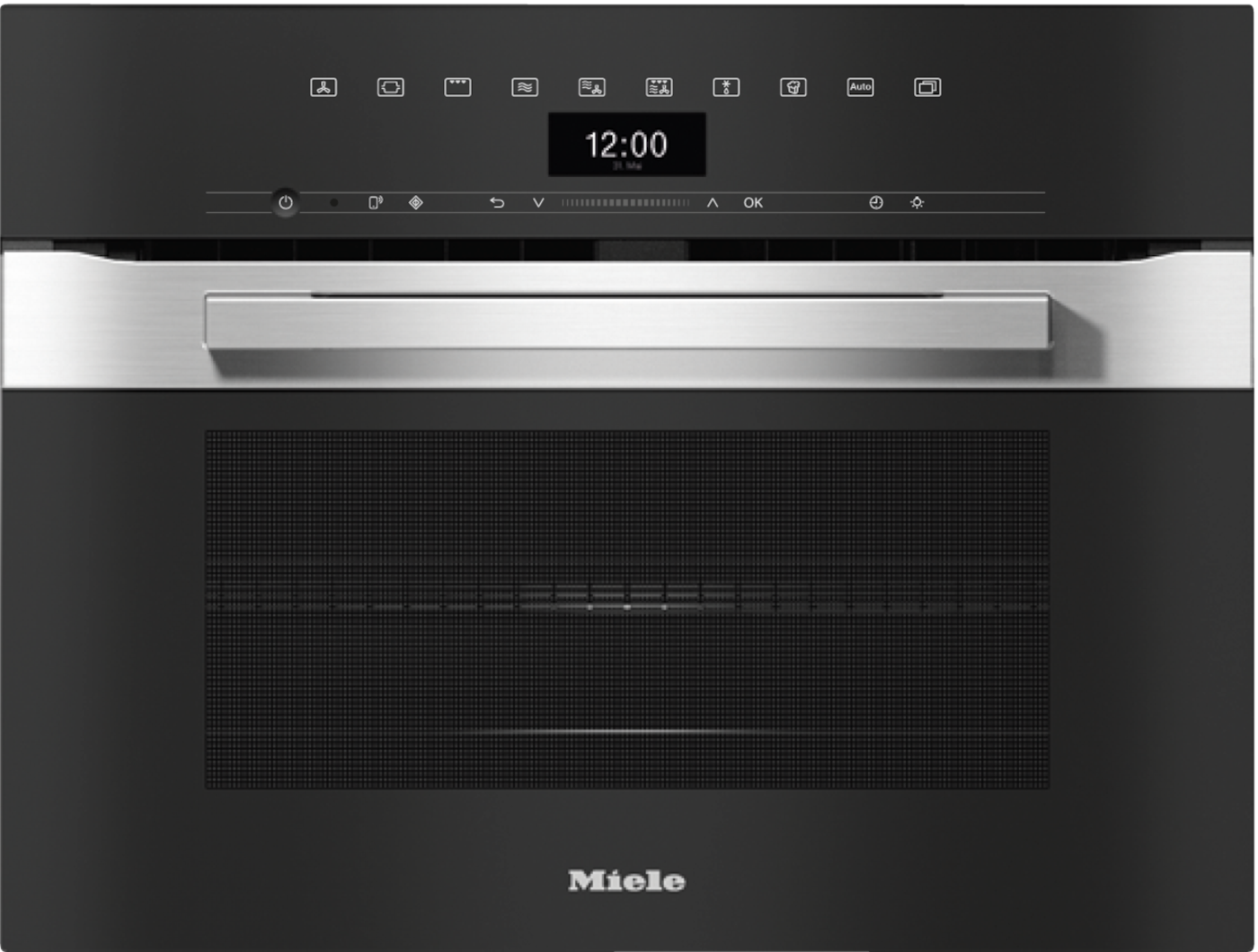 H 7440 BM PureLine CleanSteel Speed Oven product photo
