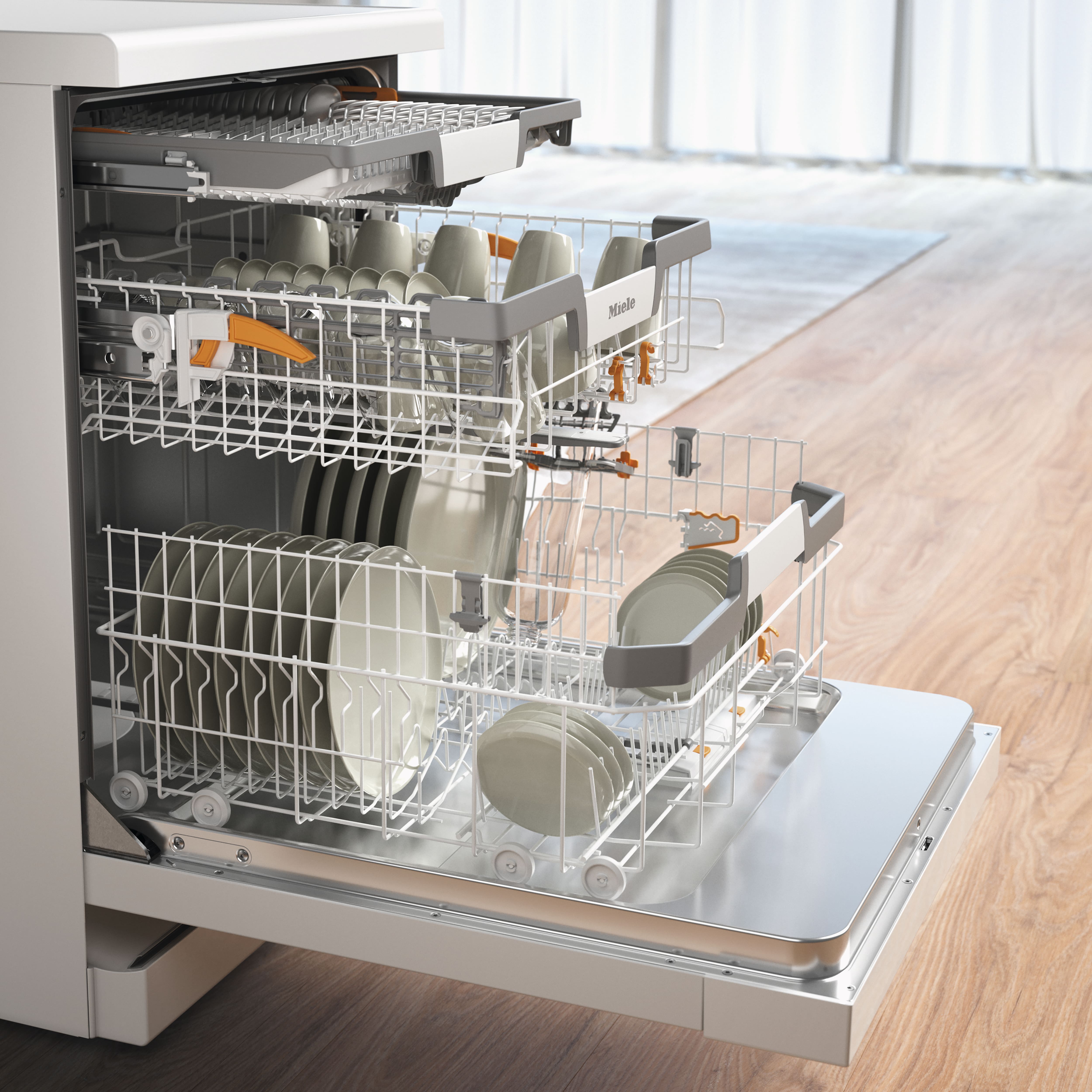 Miele - G 7210 SC Briljantwit – Vaatwassers - 4