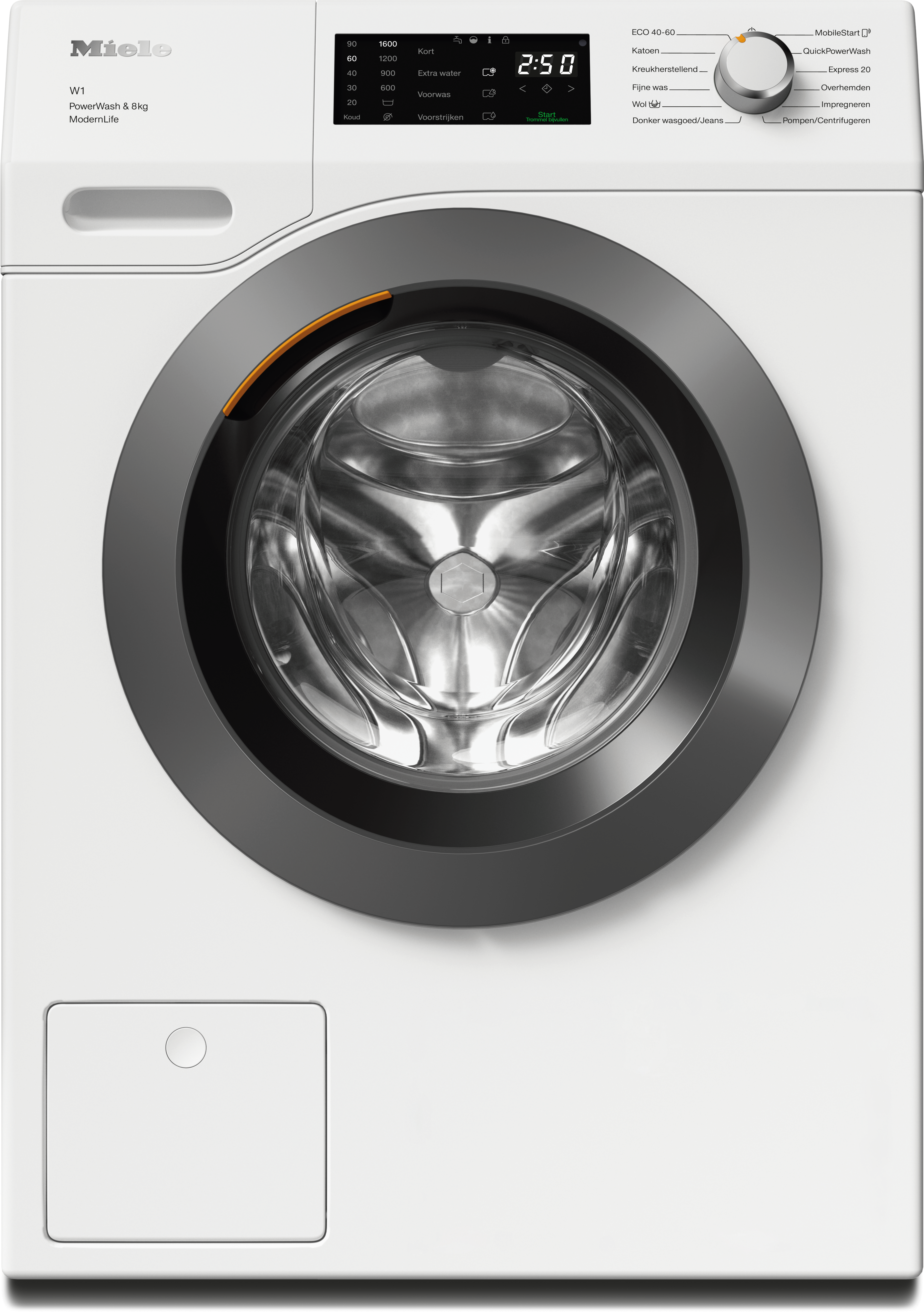 Miele - WCF 370 WCS PWash & 8kg Lotuswit – Wasmachines - 1