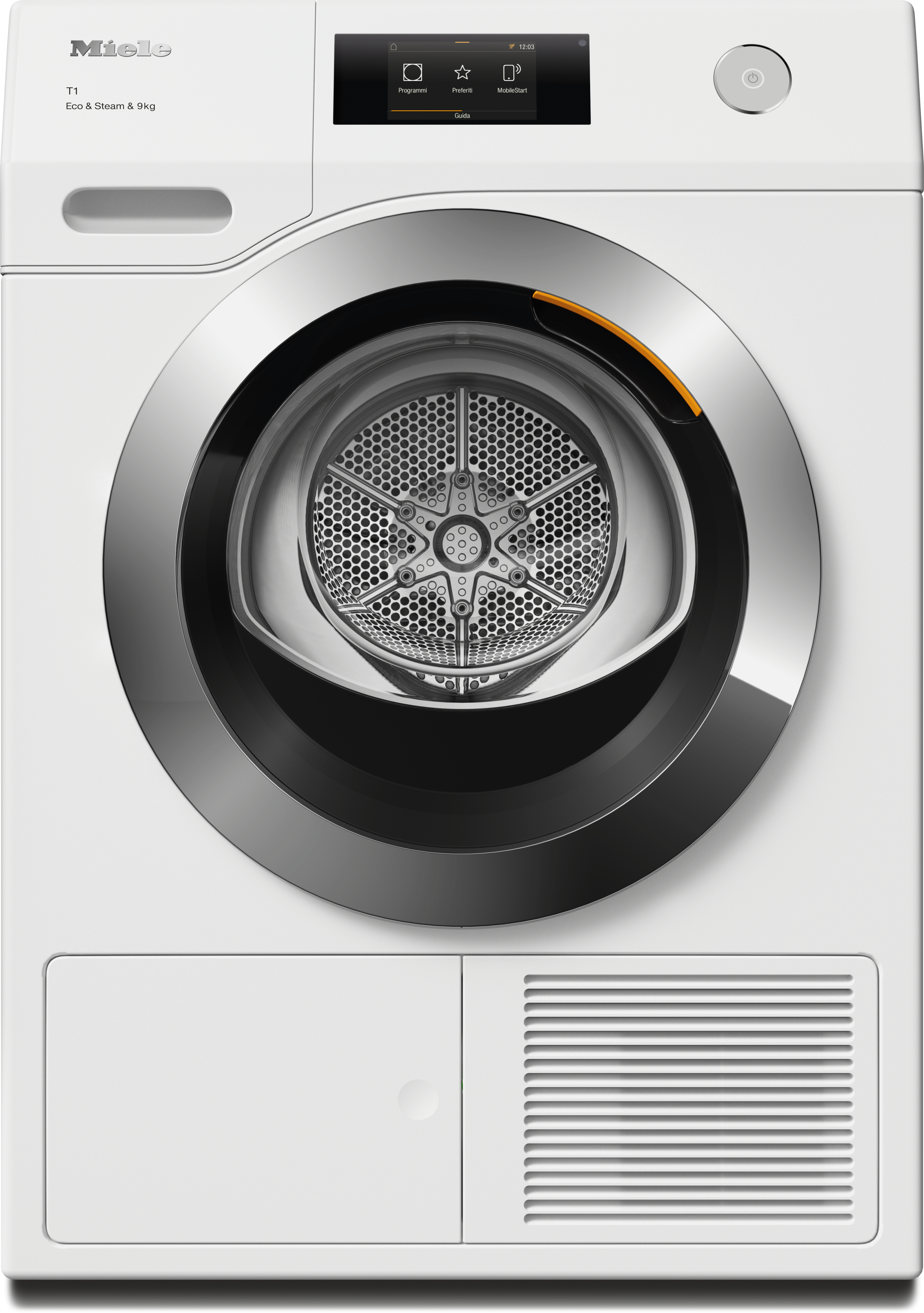 Miele - TCR790WP Eco&Steam&9kg Bianco loto – Asciugatrici - 1 Miele - TCR790WP Eco&Steam&9kg Bianco loto – Asciugatrici - 1