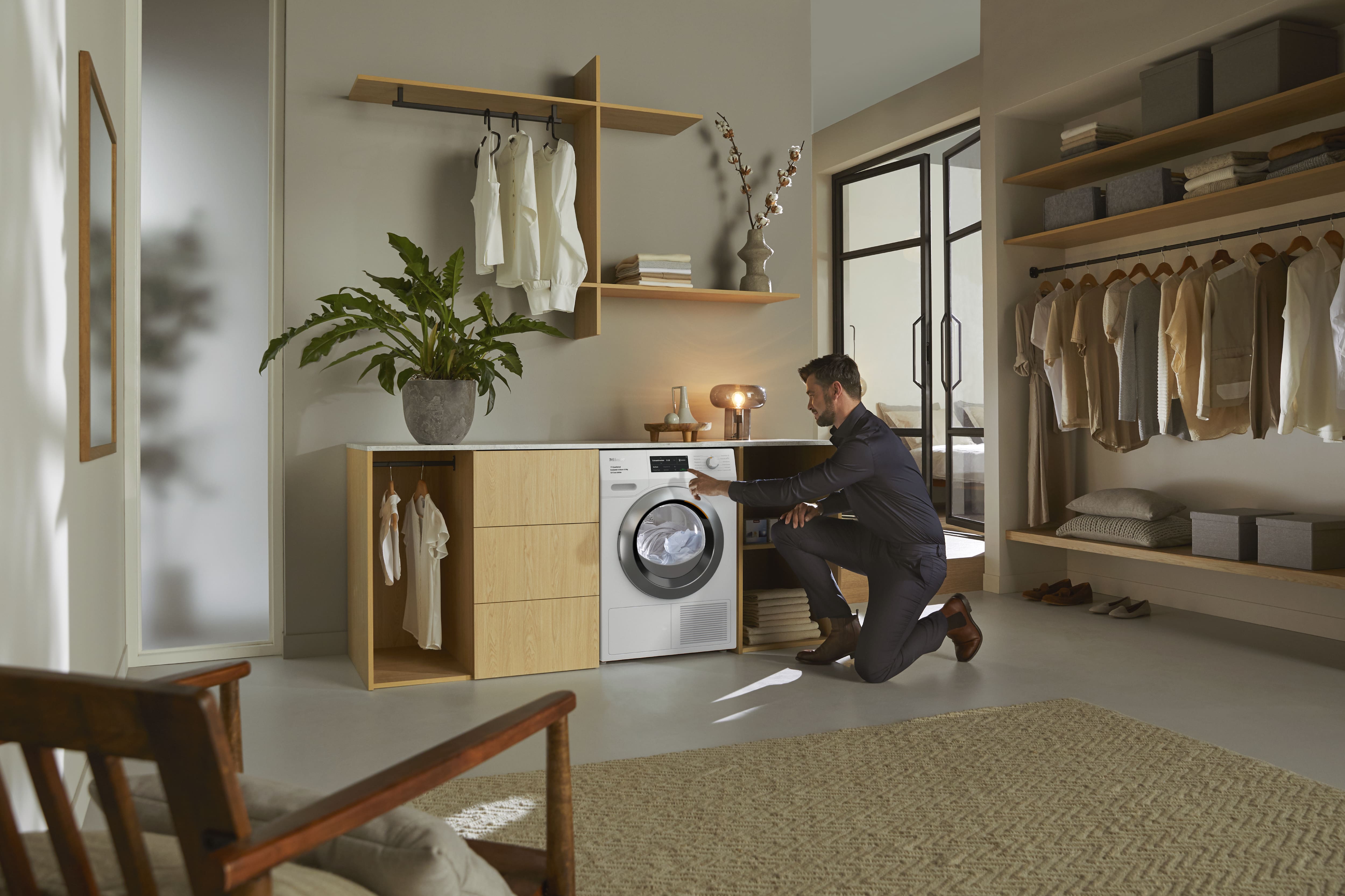 Miele - TEL695WP Steam&9kg Lotusvit – Torktumlare - 5 Miele - TEL695WP Steam&9kg Lotusvit – Torktumlare - 5