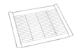HBBR 71 Genuine Miele baking and roasting rack product photo