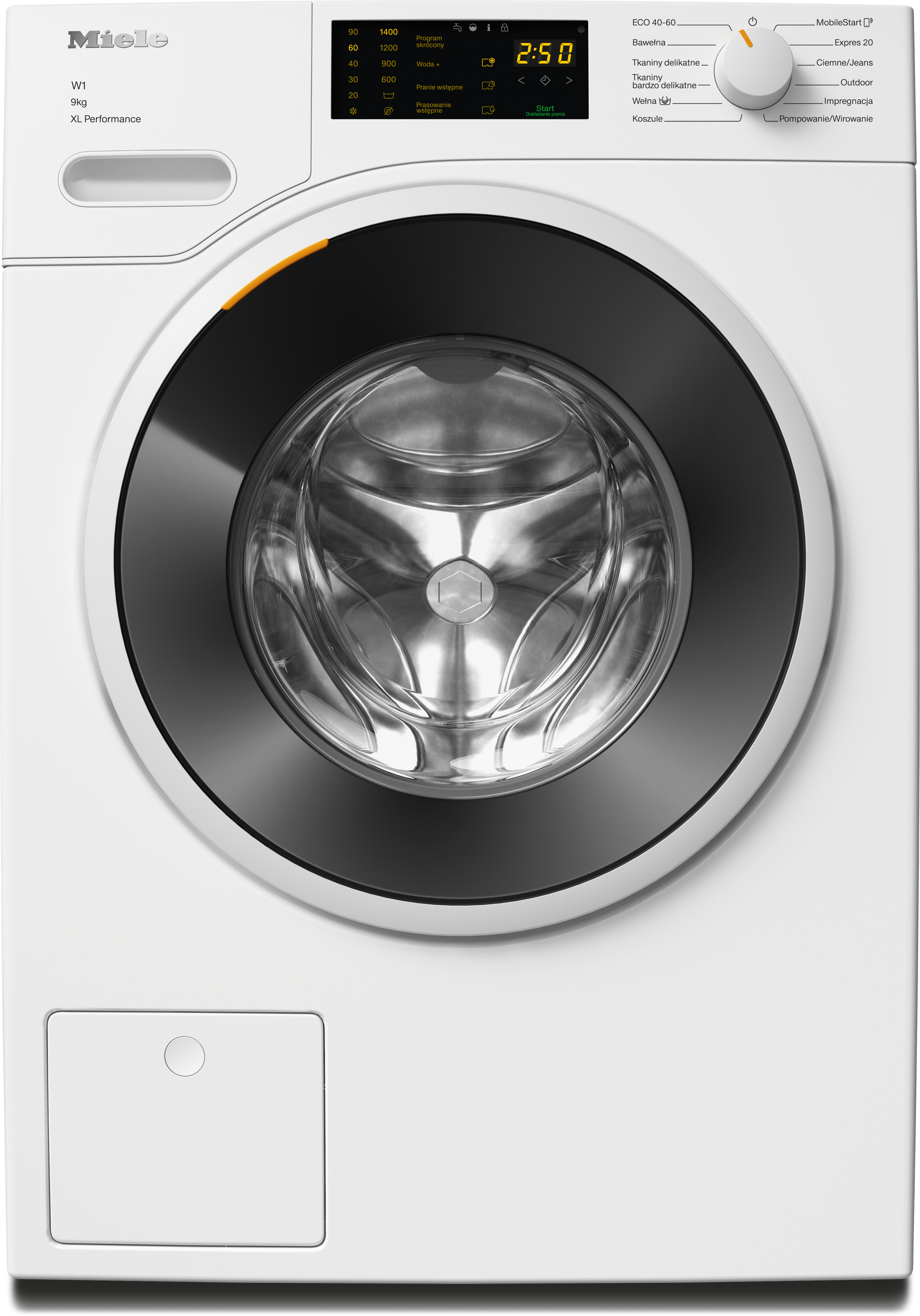 Miele - WWD164 WCS 9kg Biały lotos – Pralki - 1 Miele - WWD164 WCS 9kg Biały lotos – Pralki - 1