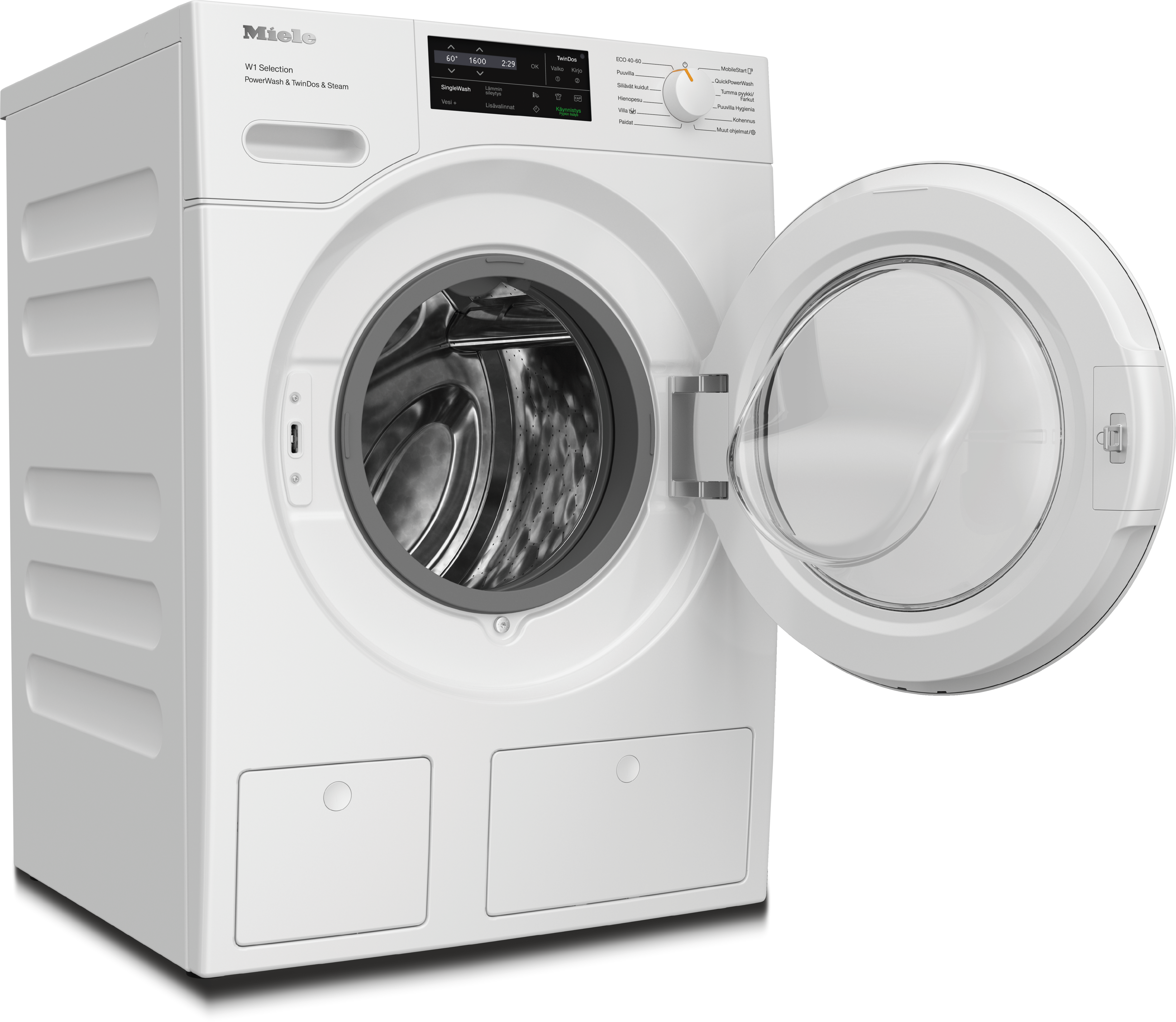 Miele - WSJ883 WCS PWash&TDos&Steam Lootusvalkoinen – Pyykinpesukoneet - 2 Miele - WSJ883 WCS PWash&TDos&Steam Lootusvalkoinen – Pyykinpesukoneet - 2