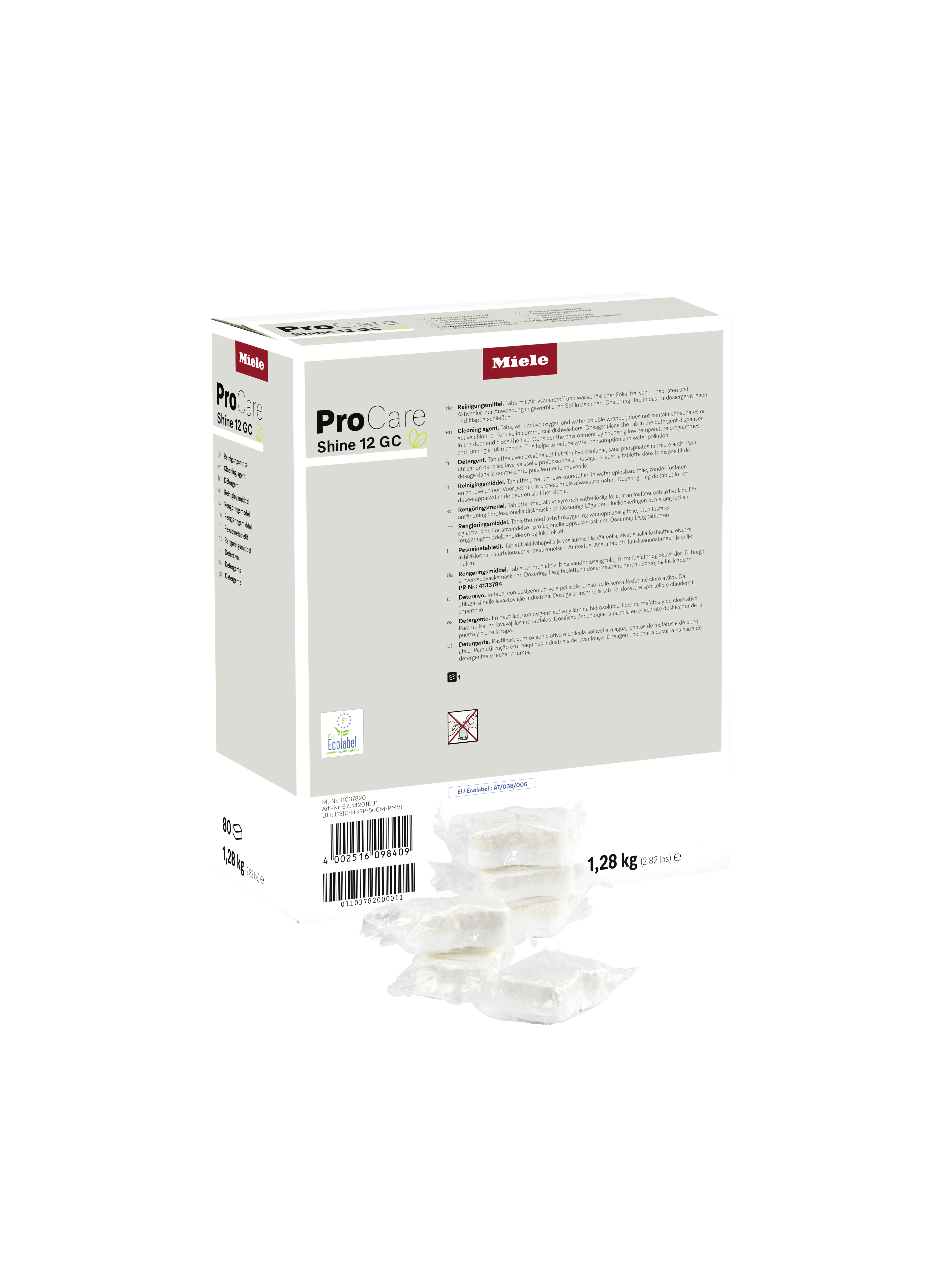 Miele - ProCare Shine 12 GC - 80 Tabs - 2