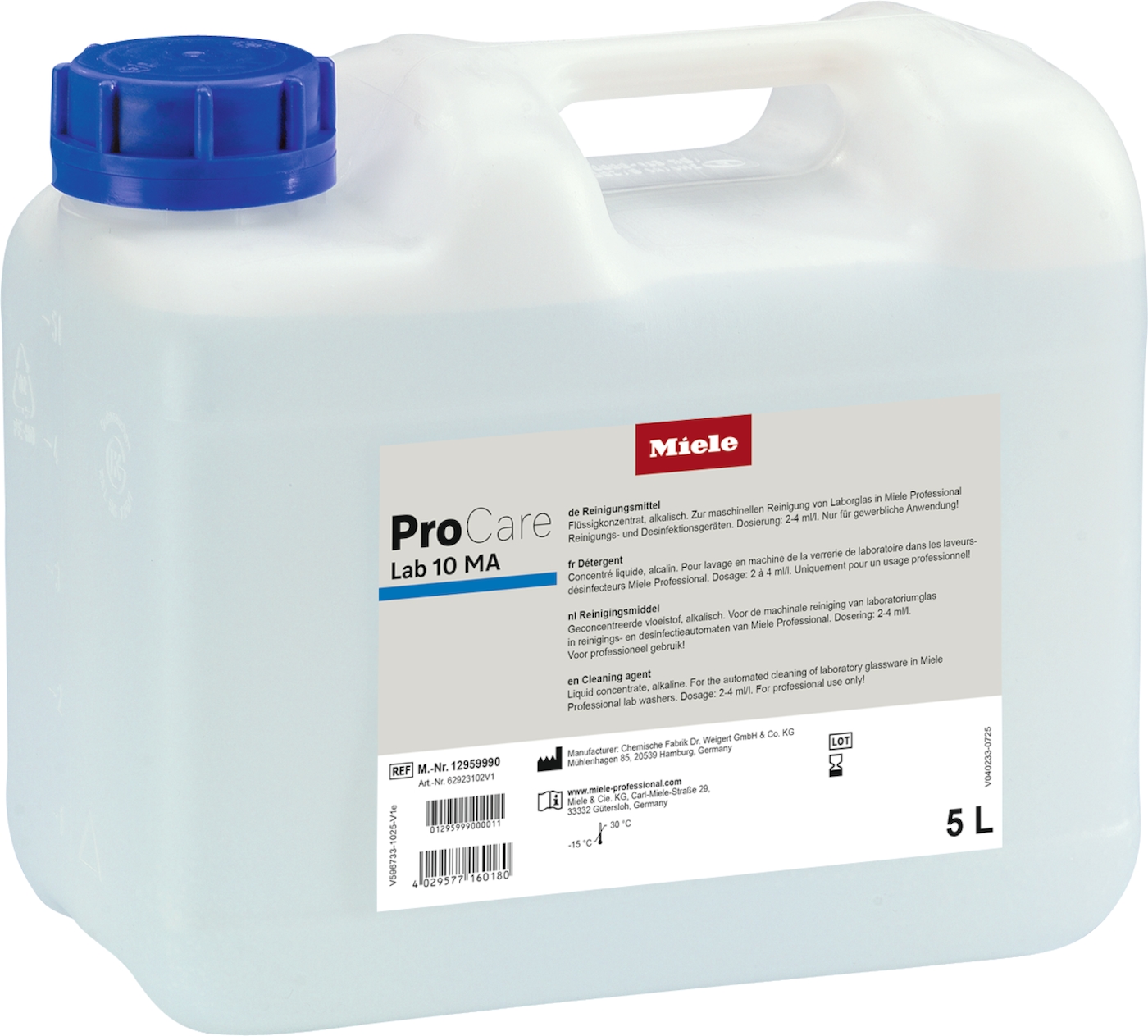 ProCare Lab 10 MA - 5 l photo du produit Front View ZOOM
