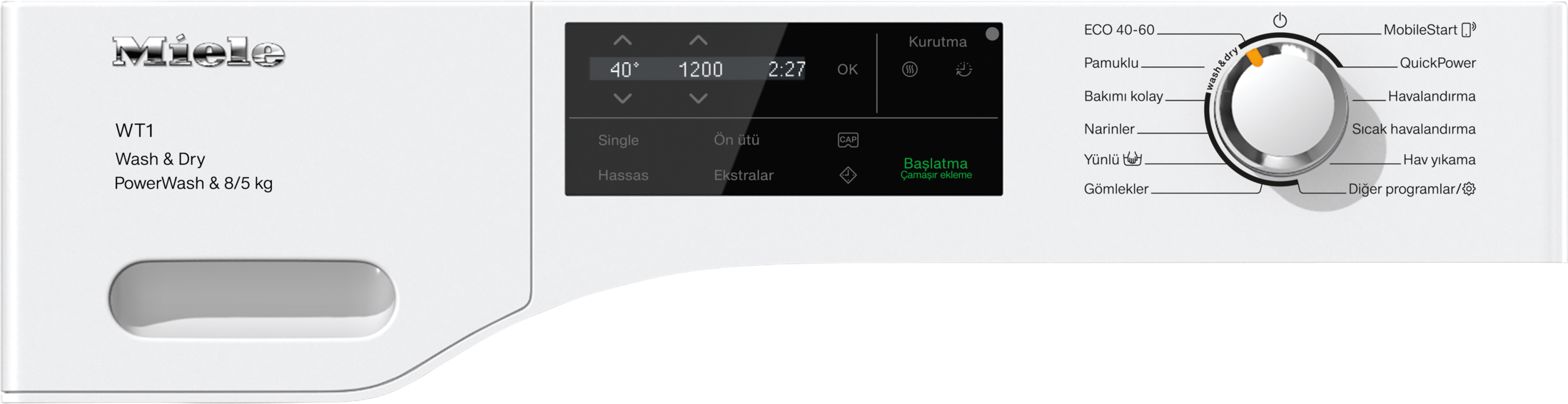 Miele - WTI360 WPM PWash 8/5kg – Kurutmalı çamaşır makineleri - 2 Miele - WTI360 WPM PWash 8/5kg – Kurutmalı çamaşır makineleri - 2