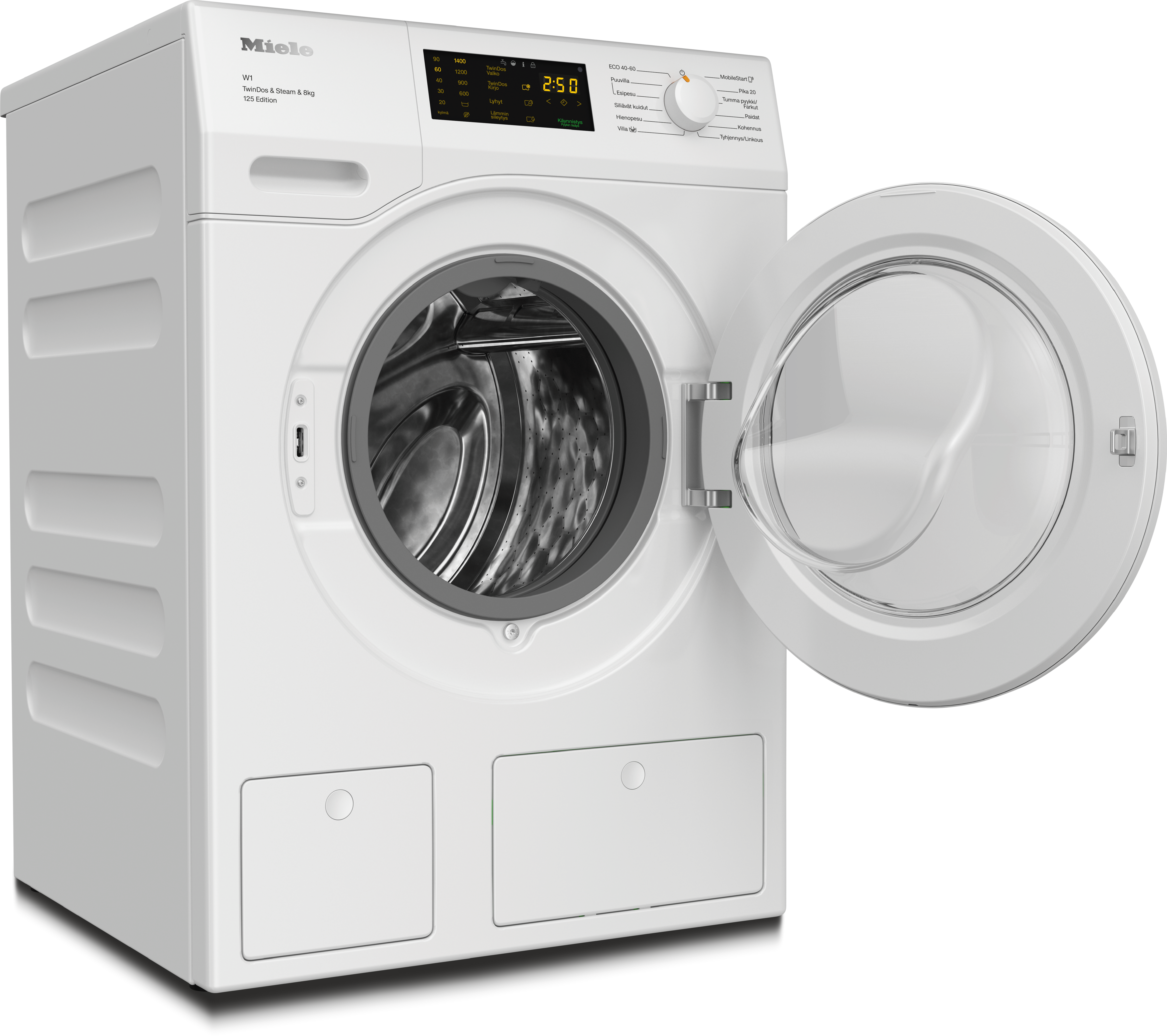 Miele - WCB690 WCS 125 Edition Lootusvalkoinen – Pyykinpesukoneet - 2