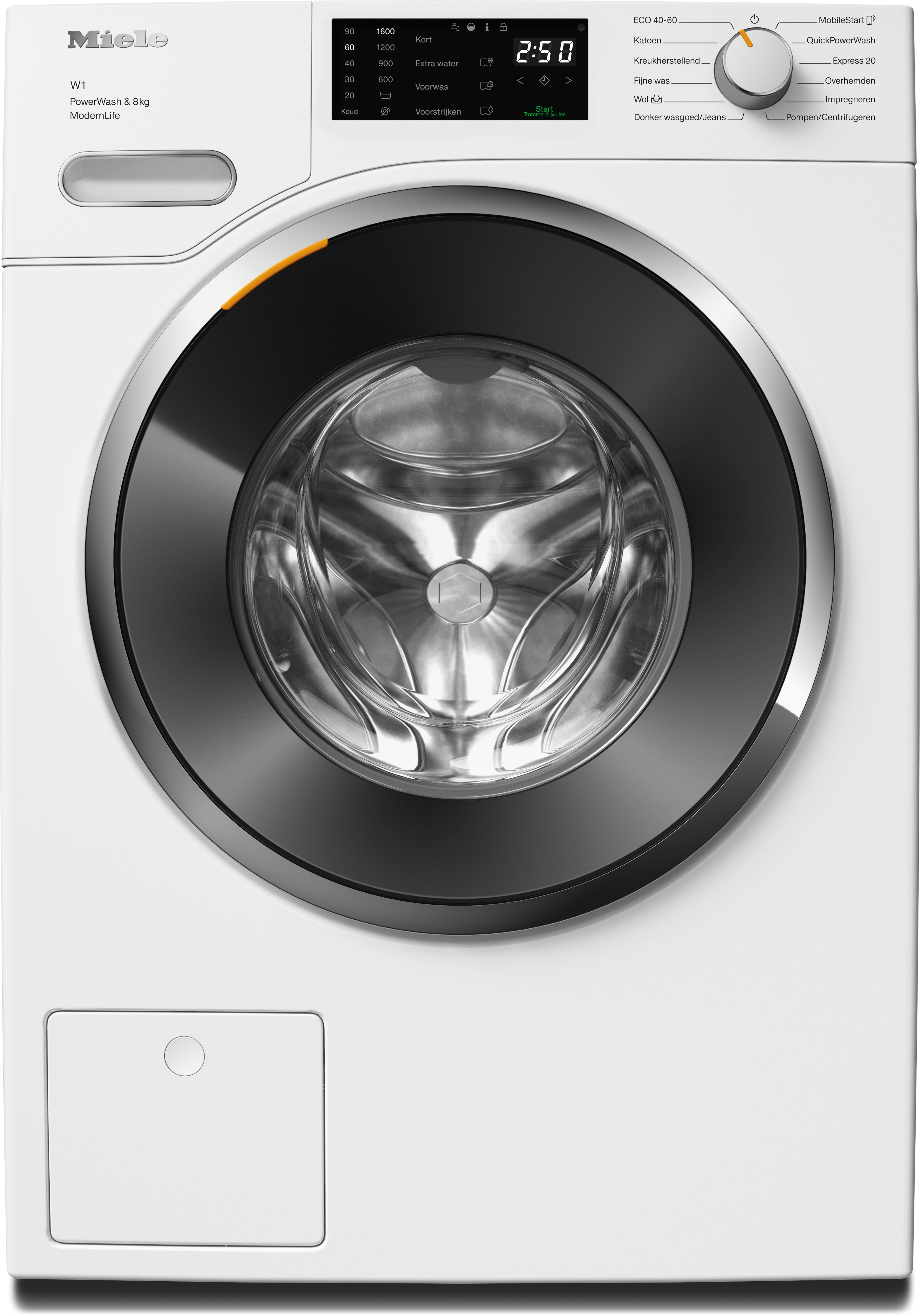 Miele - WWF 360 WCS PWash & 8kg Lotuswit – Wasmachines - 1 Miele - WWF 360 WCS PWash & 8kg Lotuswit – Wasmachines - 1