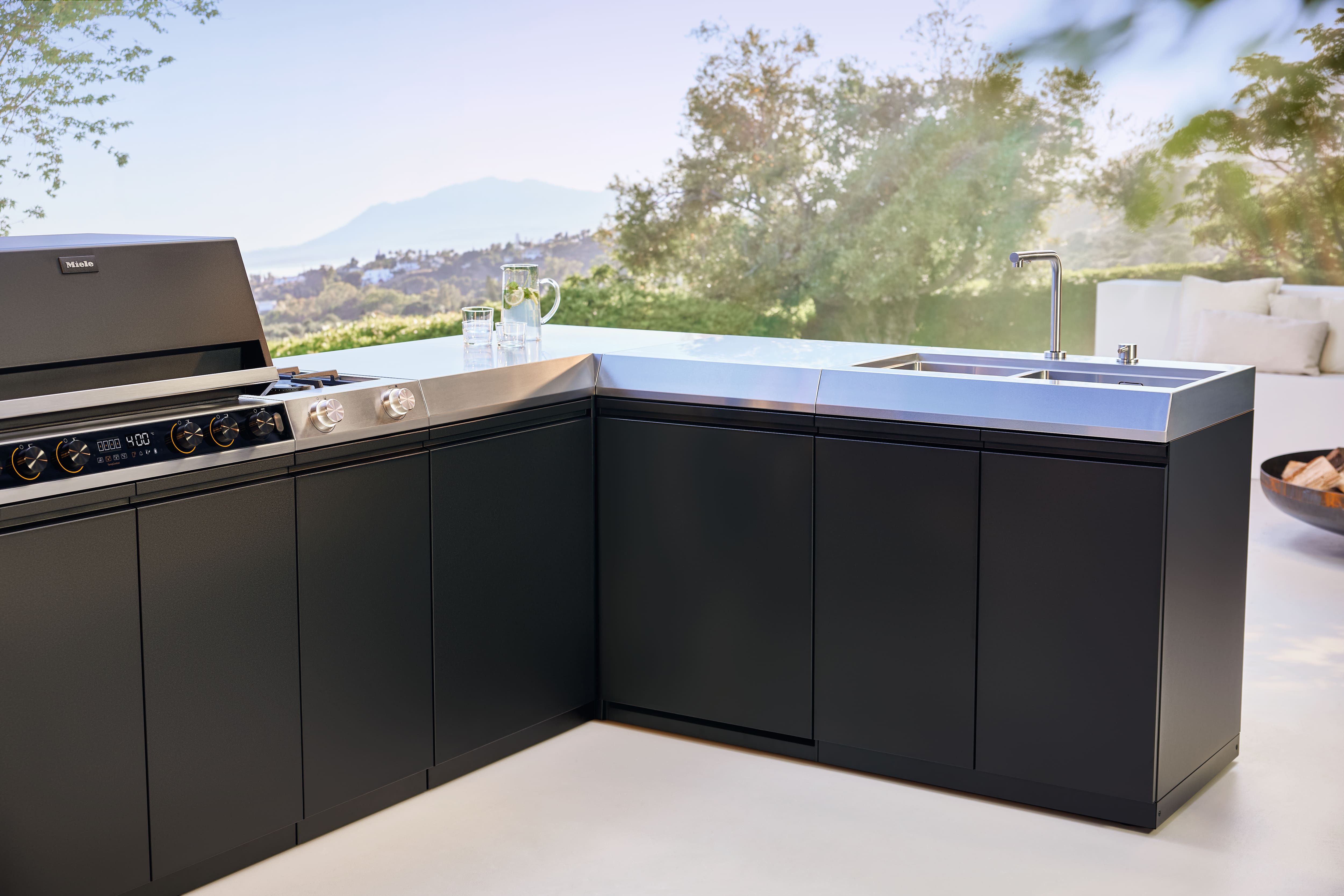Miele - Dreams – Corner XXL – Outdoor-Küche - 6 Miele - Dreams – Corner XXL – Outdoor-Küche - 6