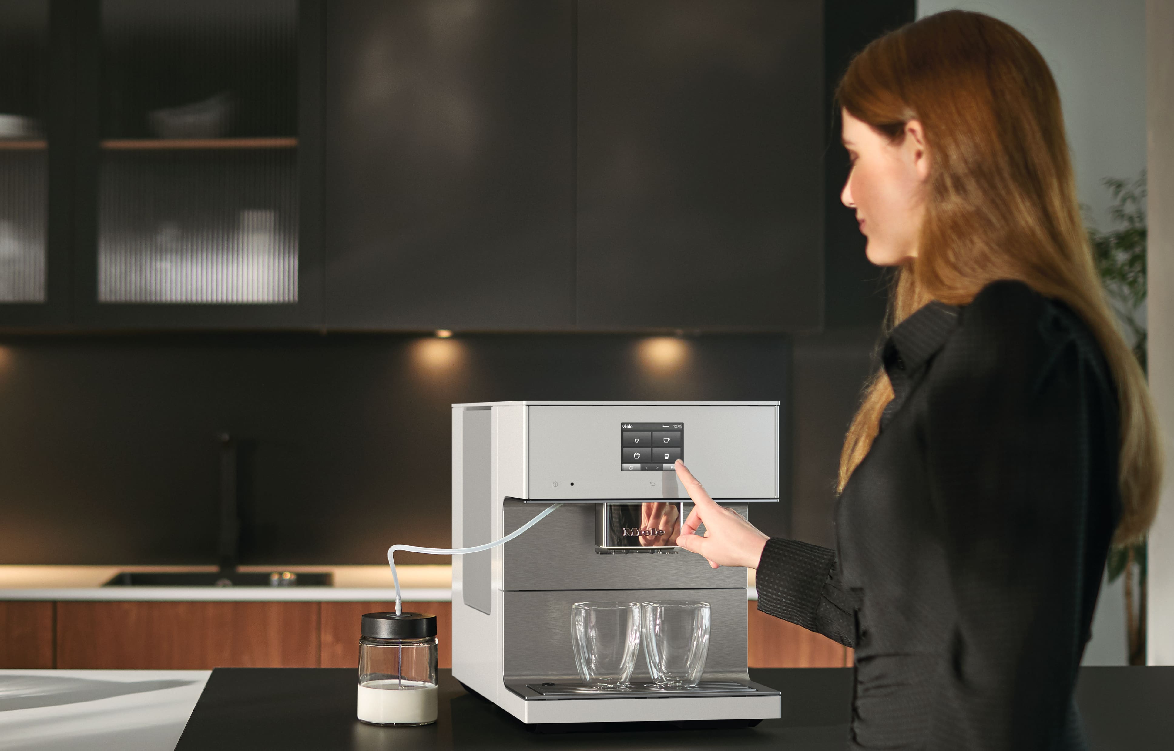 Miele - CM 7550 CoffeePassion Brilianto balta – Kavos aparatai - 7