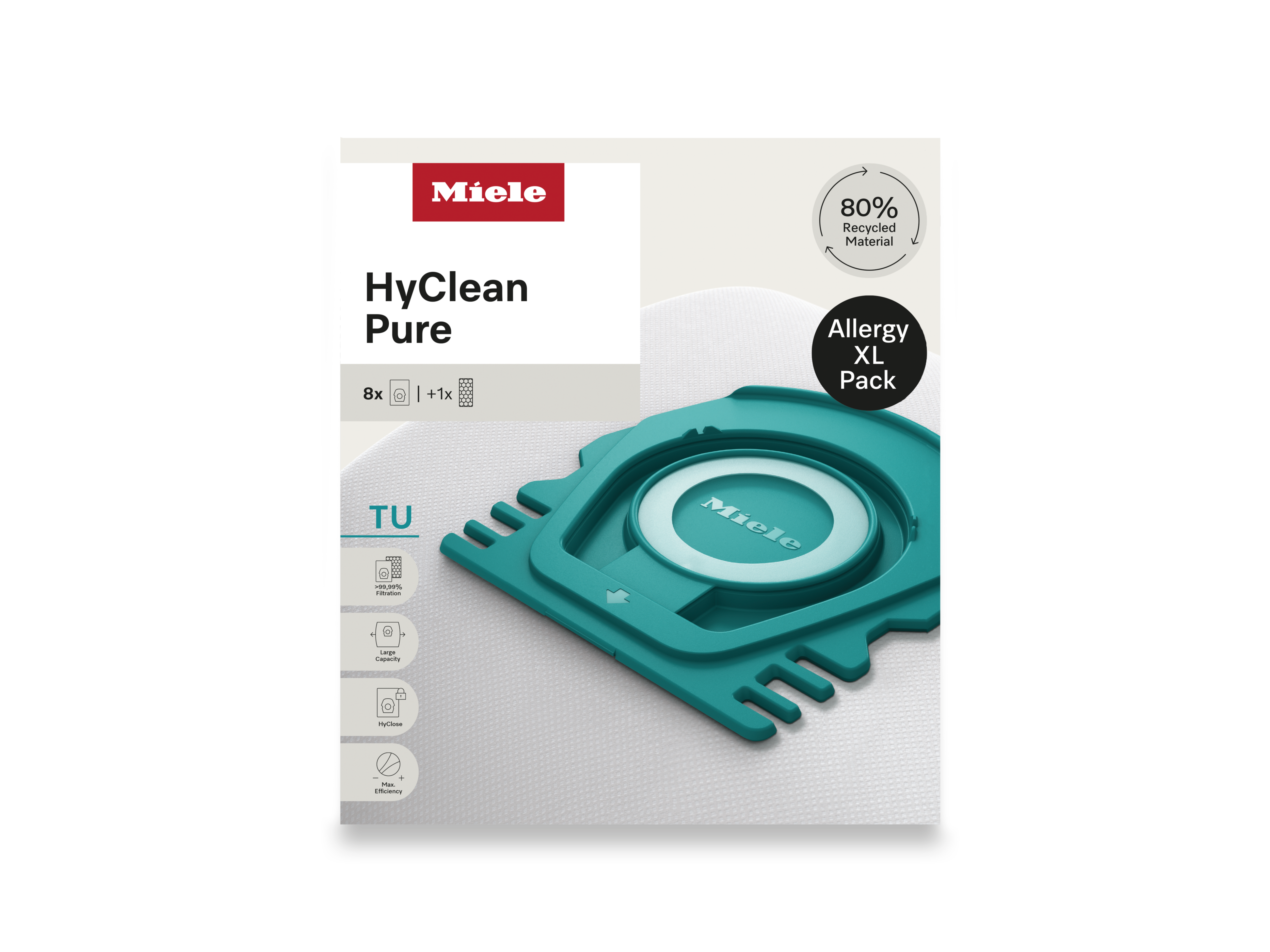 Accessoires stofzuigers - Stofzuigerzakken en -filters - TU Allergy XL HyClean Pure