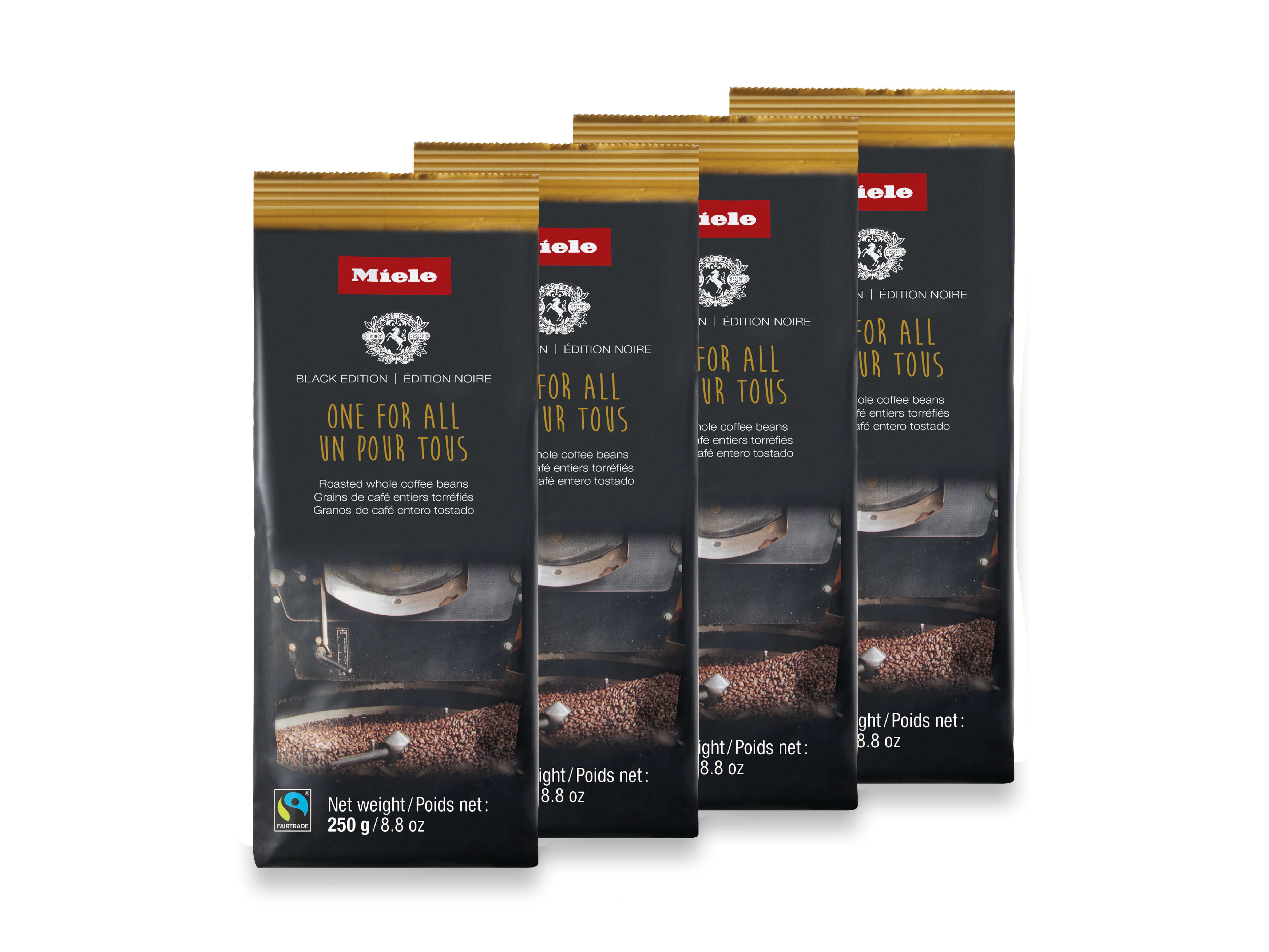 Coffee beans - ONE FOR ALL 4x250g Coffee beans - ONE FOR ALL 4x250g