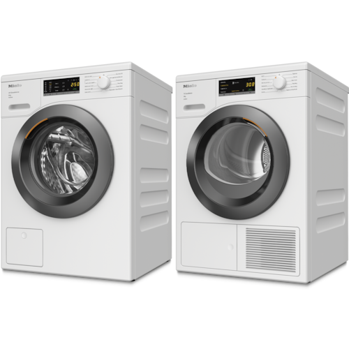 WEA 125 + TEA 325 8KG Washing Machine & Tumble Dryer Set product photo Front View L