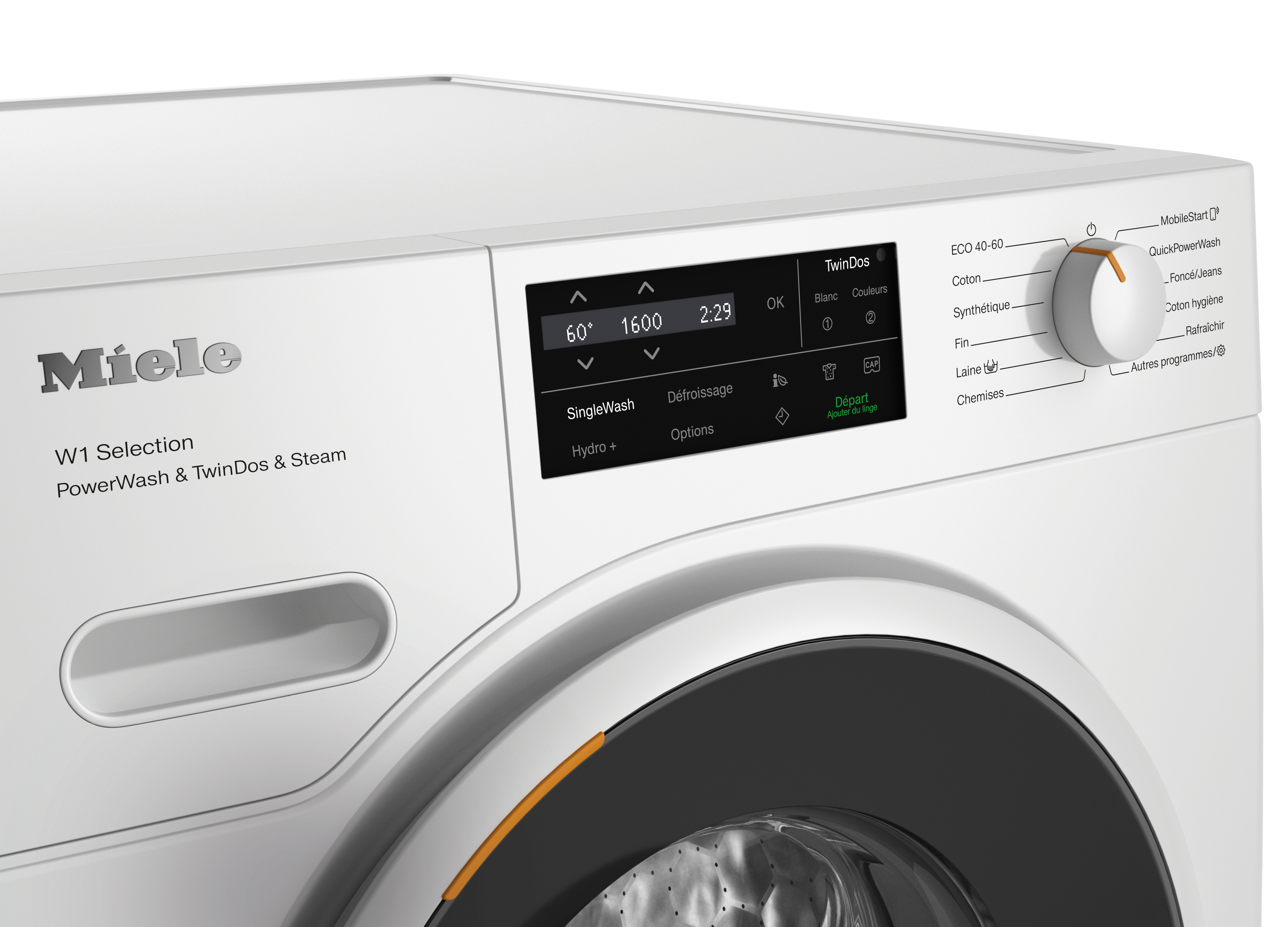 Miele - WSI883 WCS PWash&TDos&Steam – Lave-linge - 3