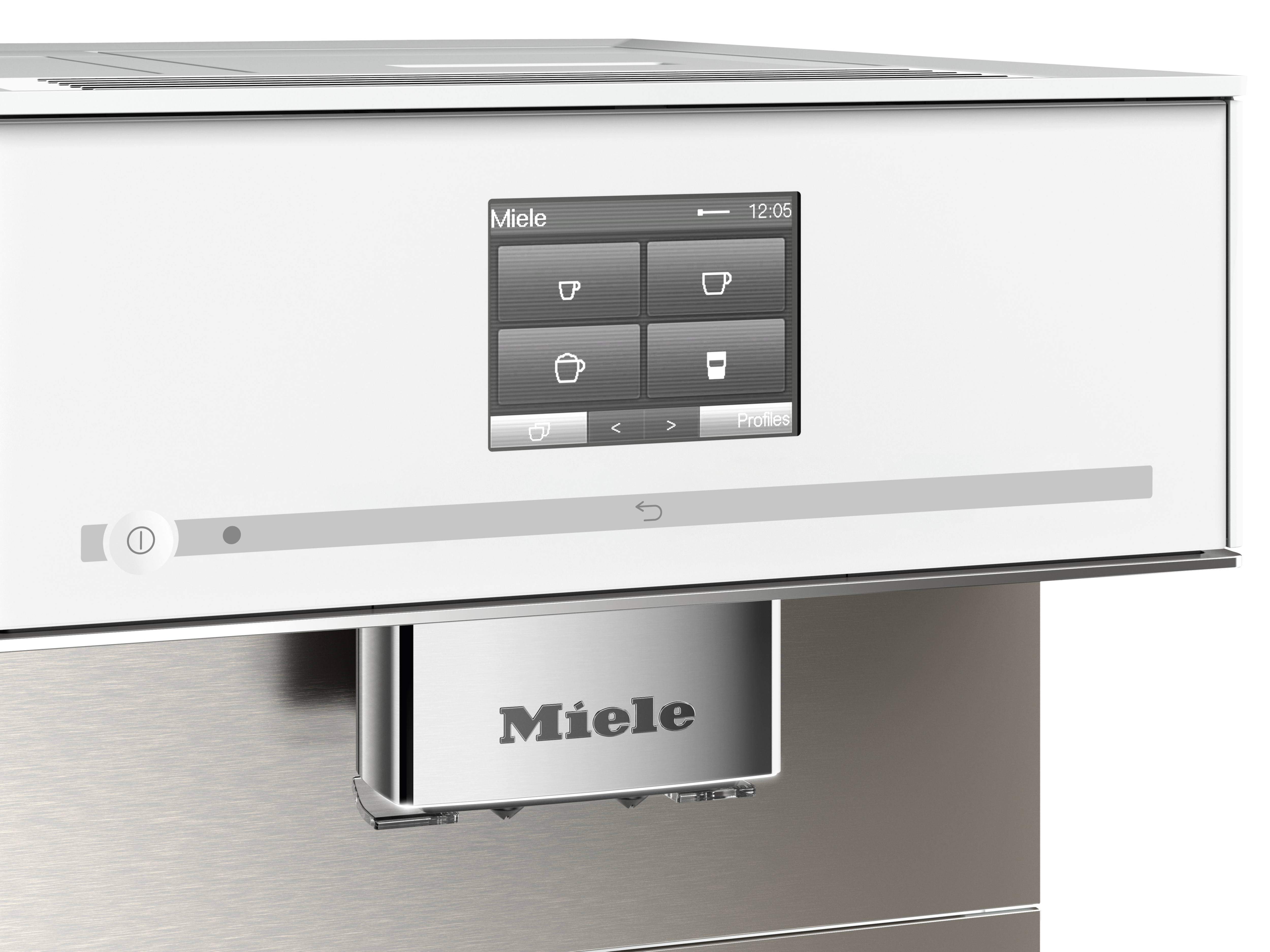 Miele - CM 7550 CoffeePassion Brilianto balta – Kavos aparatai - 5