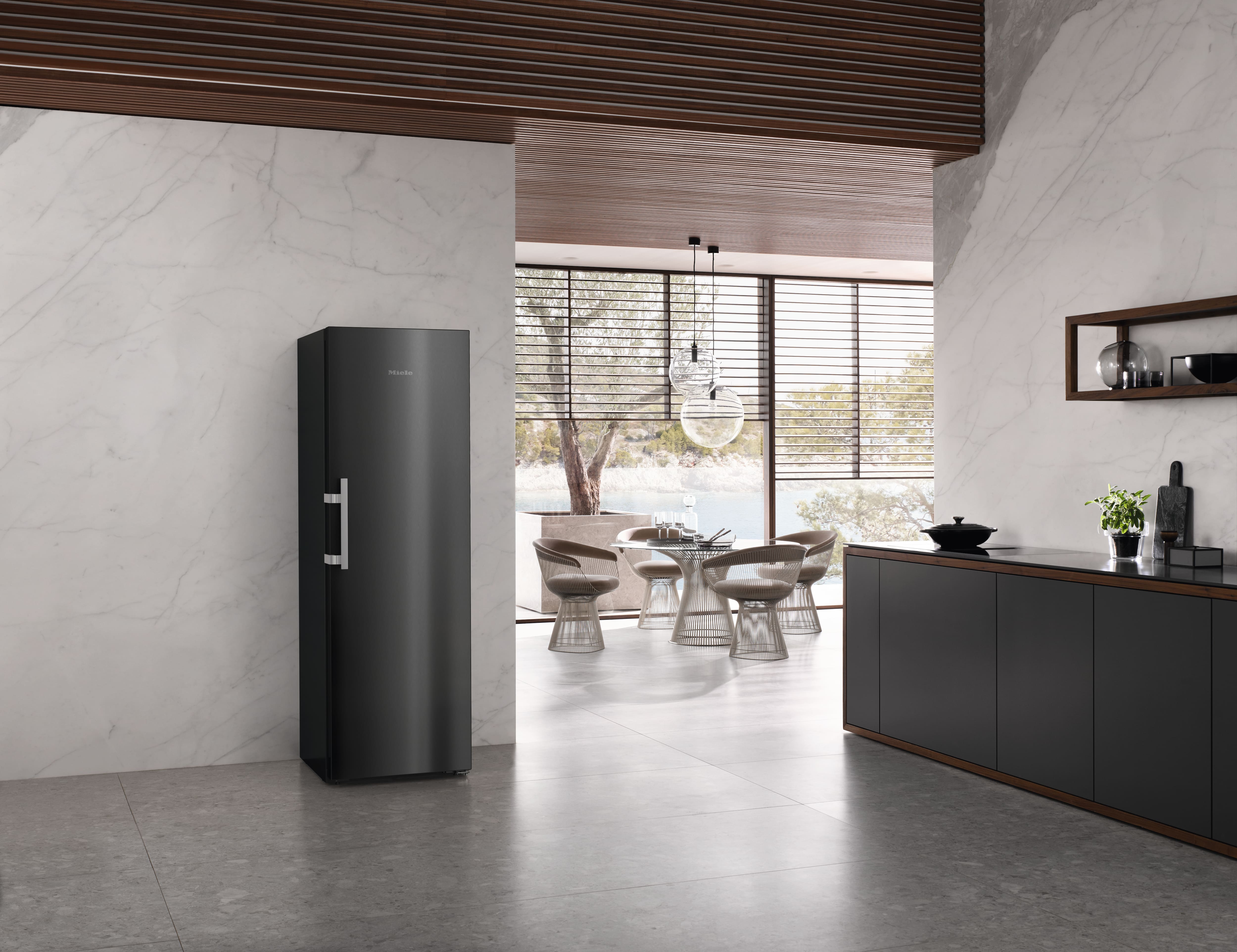 Miele - KS 4783 DD N Blacksteel dør – Køle- og fryseskabe - 7