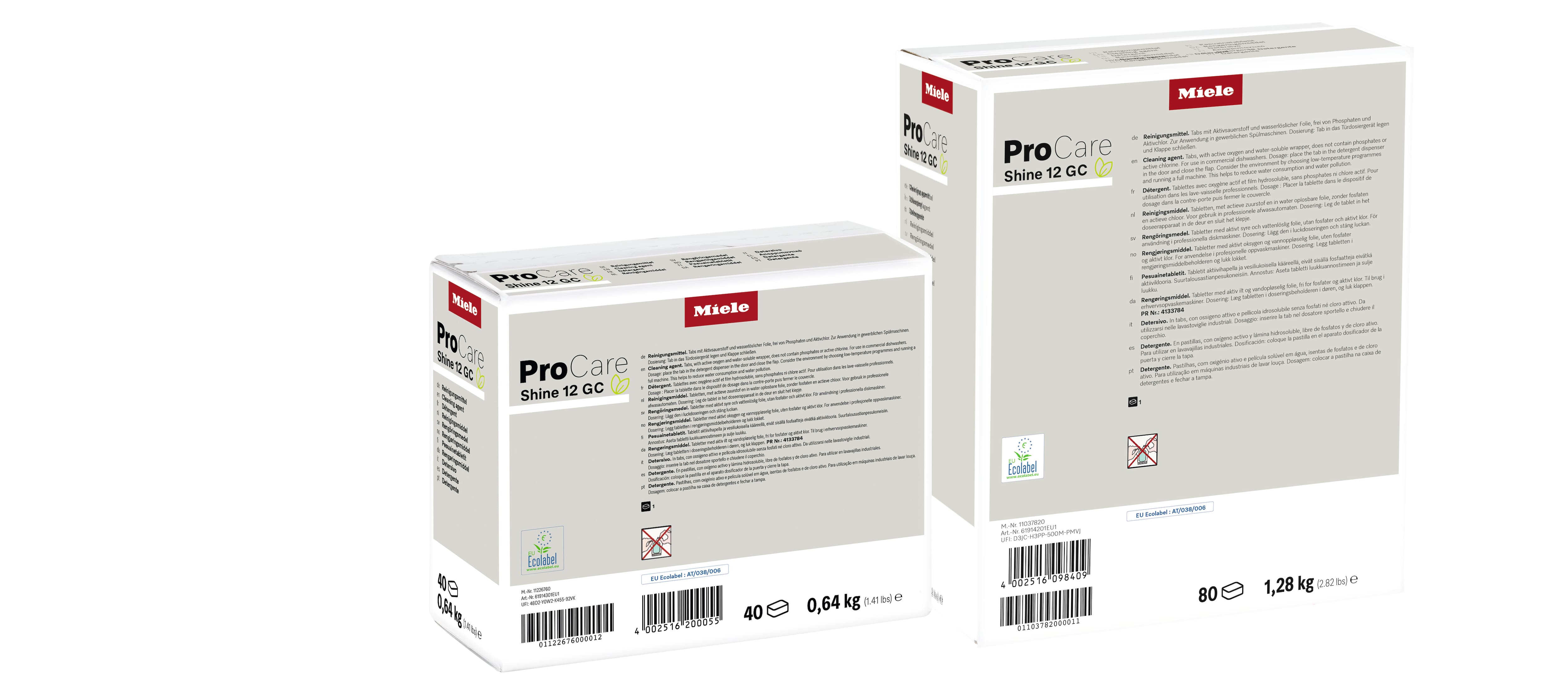 Miele - ProCare Shine 12 GC - 80 Tabs - 3