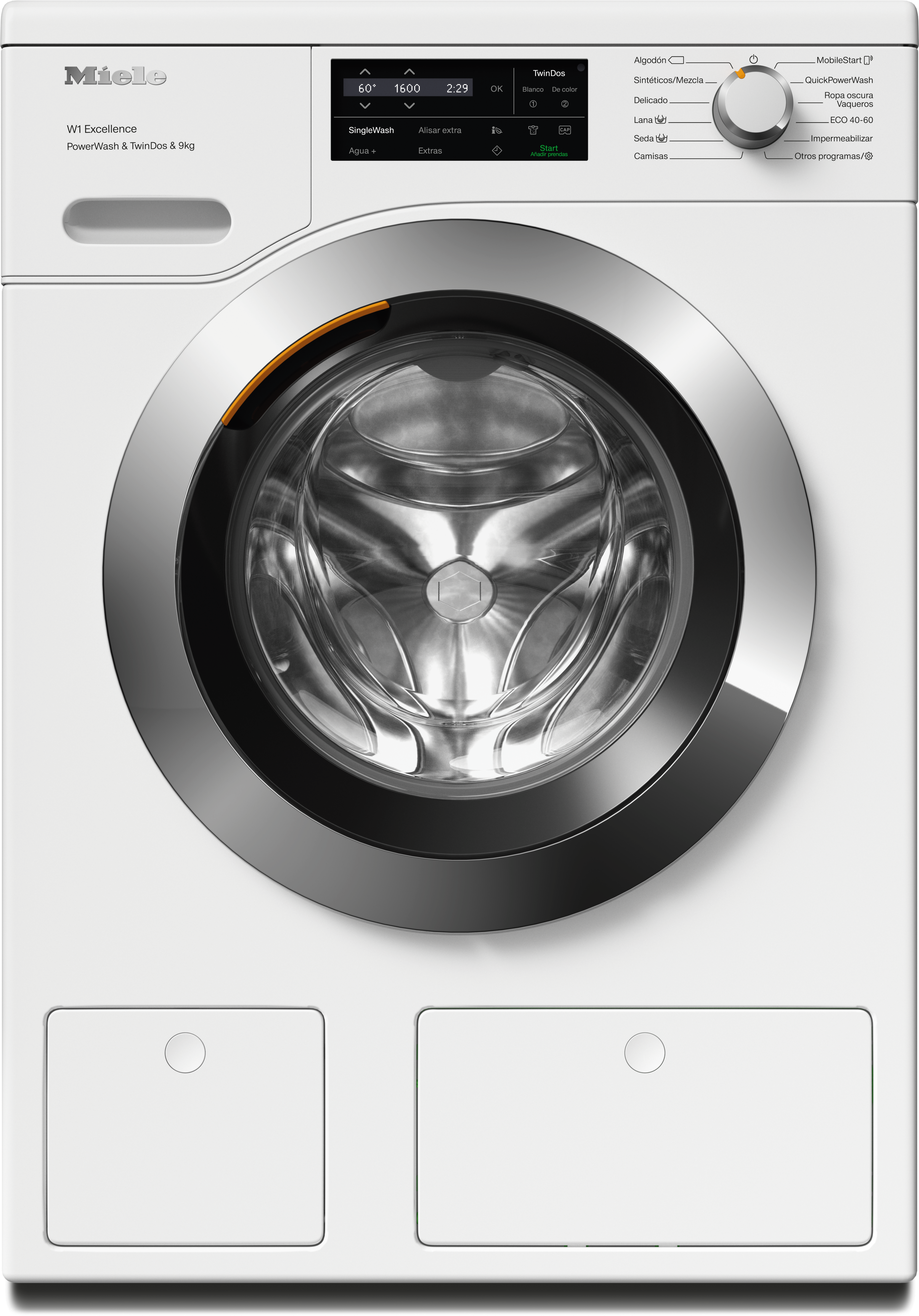 Miele - WEI865 WCS PWash&TDos&9kg Blanco loto – Lavadoras - 1 Miele - WEI865 WCS PWash&TDos&9kg Blanco loto – Lavadoras - 1