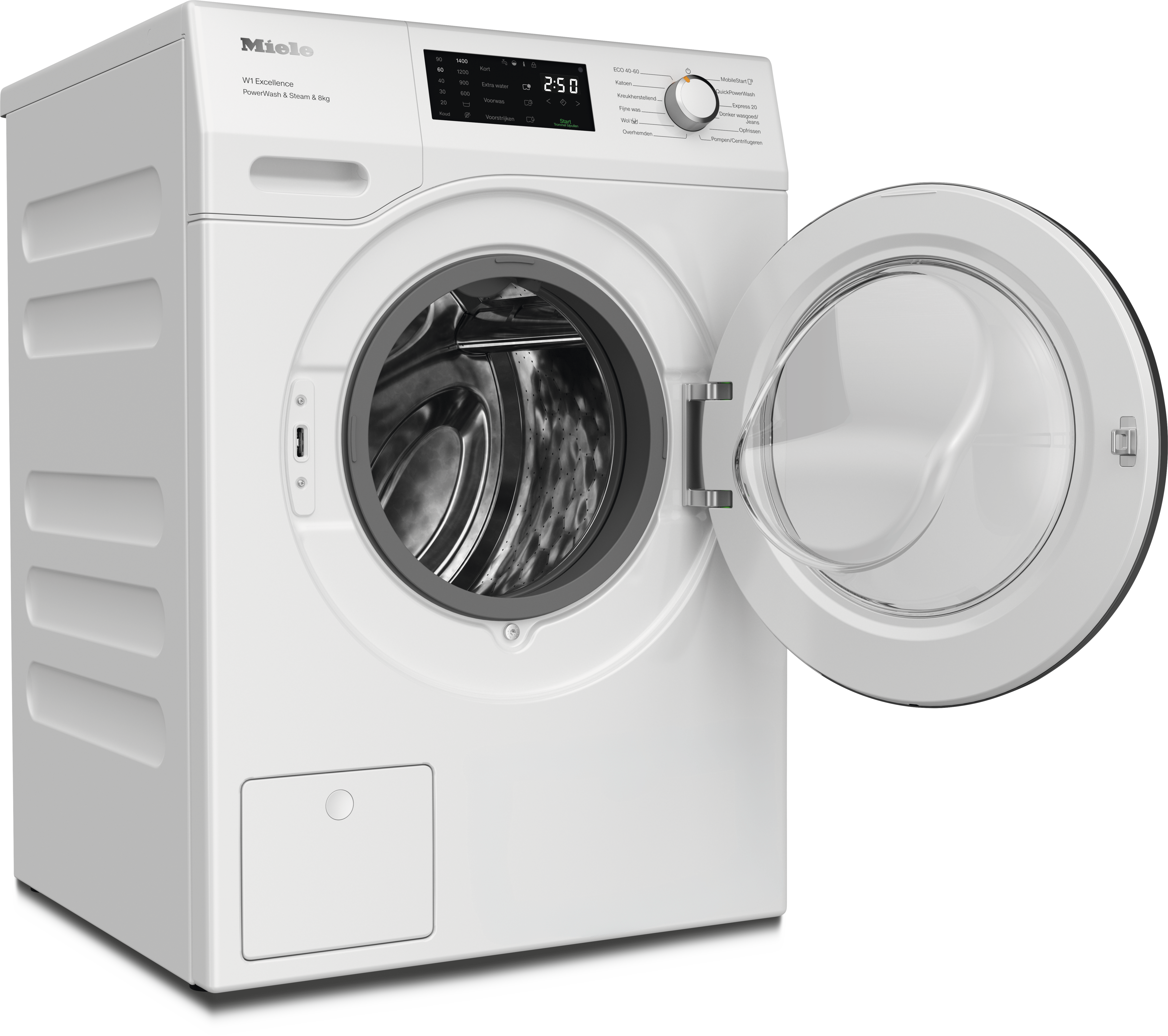 Miele - WEE395 WPS PWash&Steam&8kg Lotuswit – Wasmachines - 2 Miele - WEE395 WPS PWash&Steam&8kg Lotuswit – Wasmachines - 2