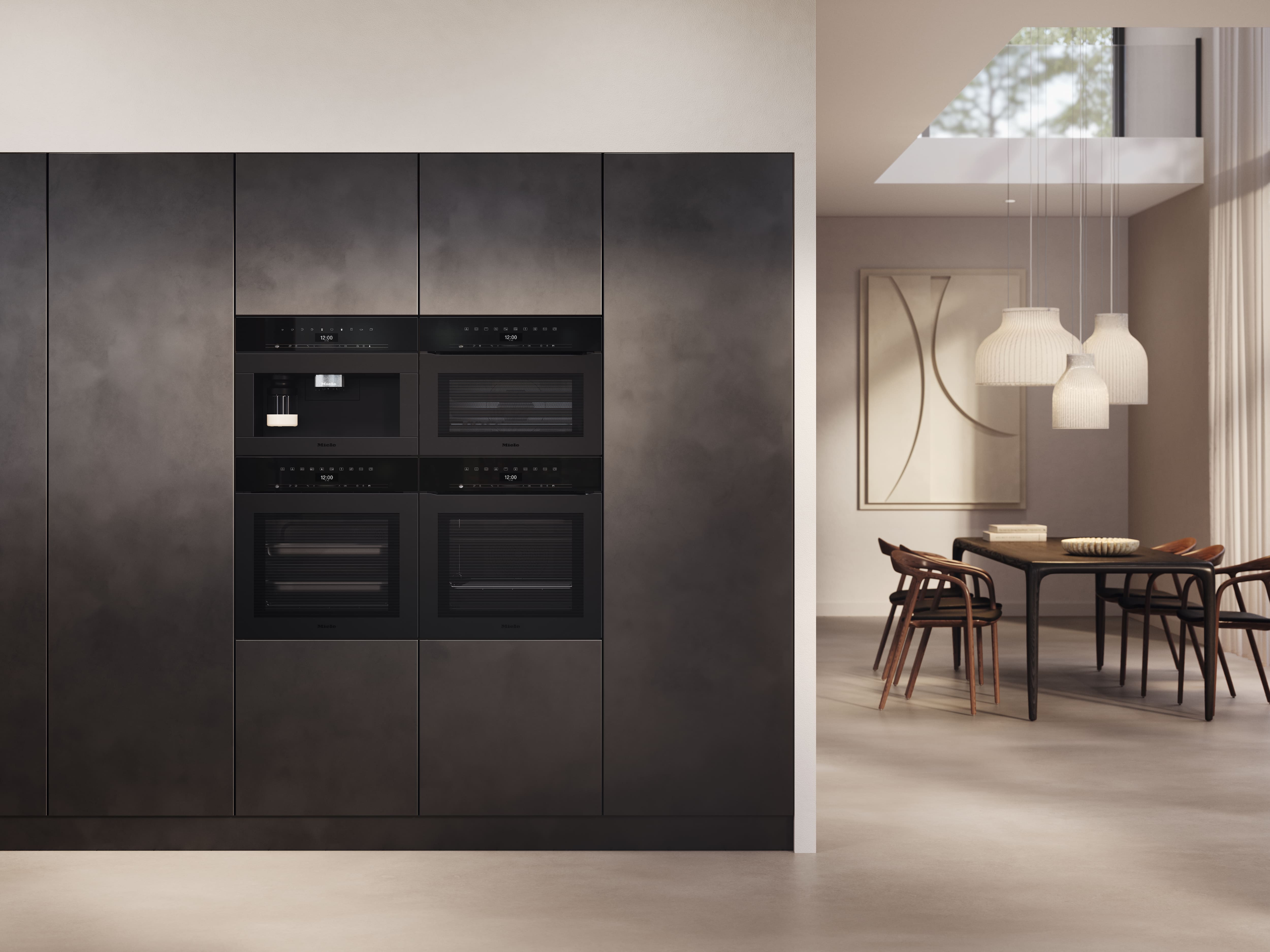 Miele - H 7440 BMX Obsidiano juoda, matinė – Orkaitės - 3