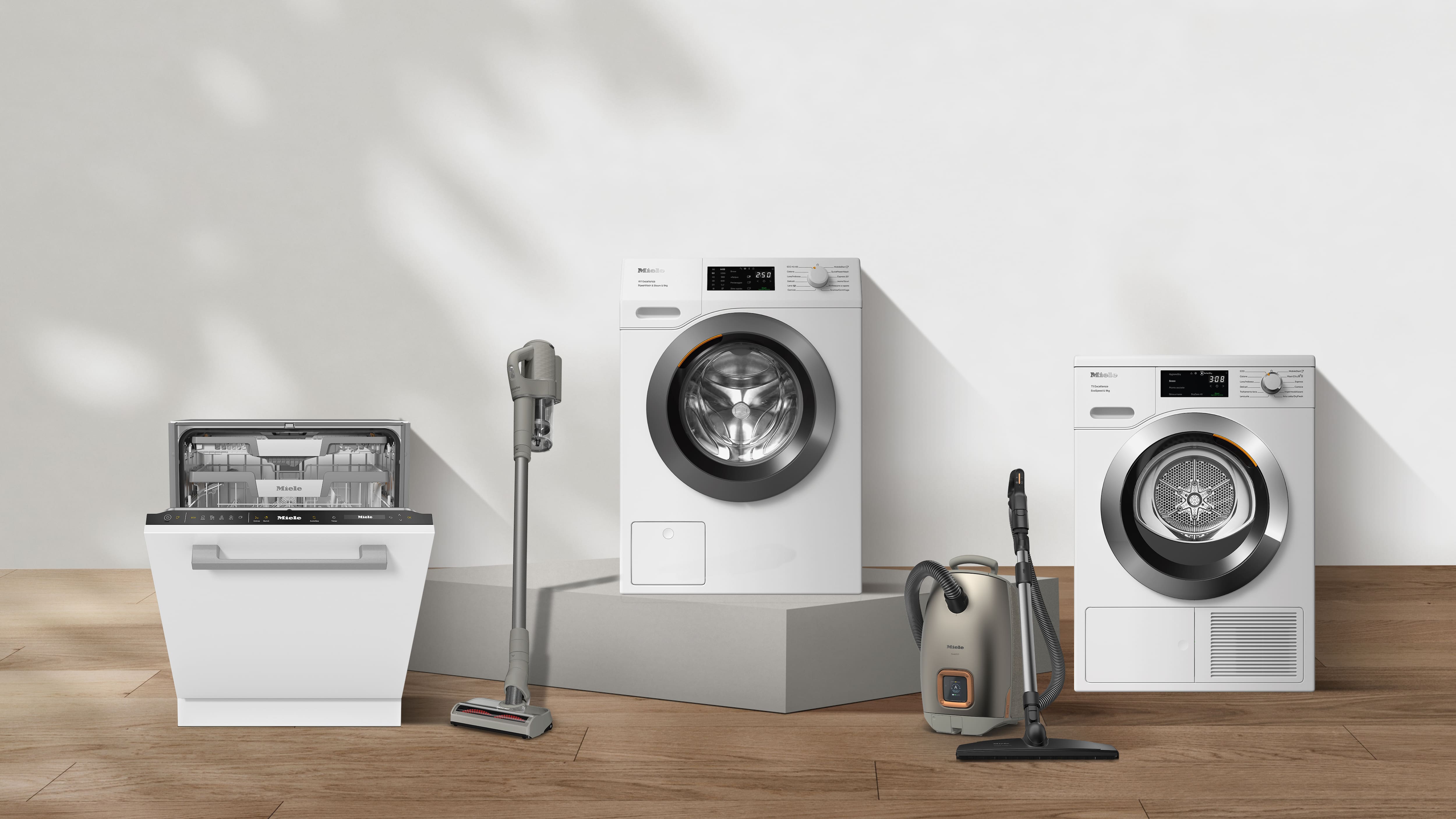 Lavatrice, asciugatrice, lavastoviglie e aspirapolvere Miele Lavatrice, asciugatrice, lavastoviglie e aspirapolvere Miele