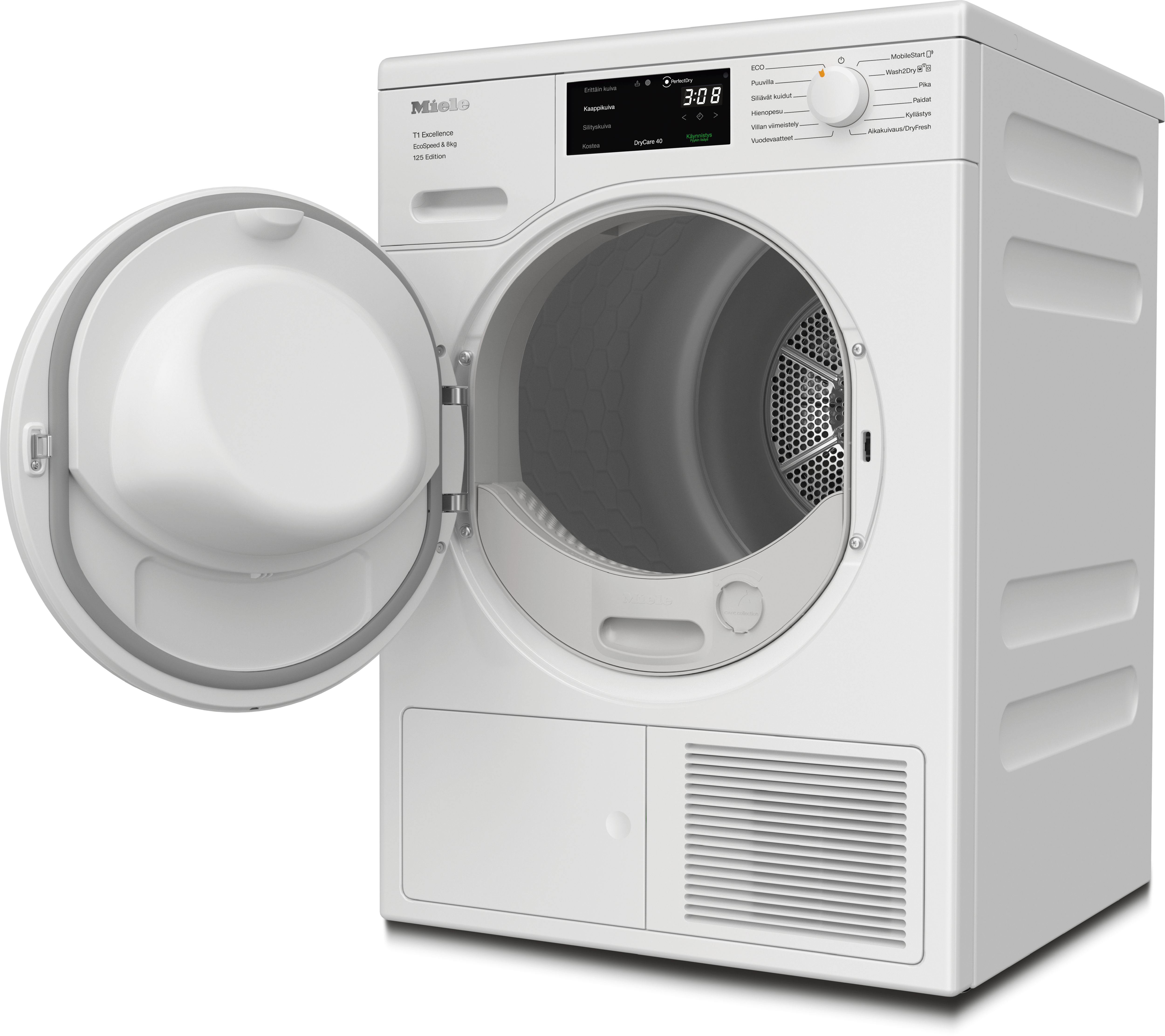 Miele - TEC665WP 125 Edition Lootusvalkoinen – Kuivausrummut - 2