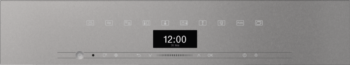 DGM 7440 VitroLine Graphite Grey Steam oven with microwave product photo View4 ZOOM