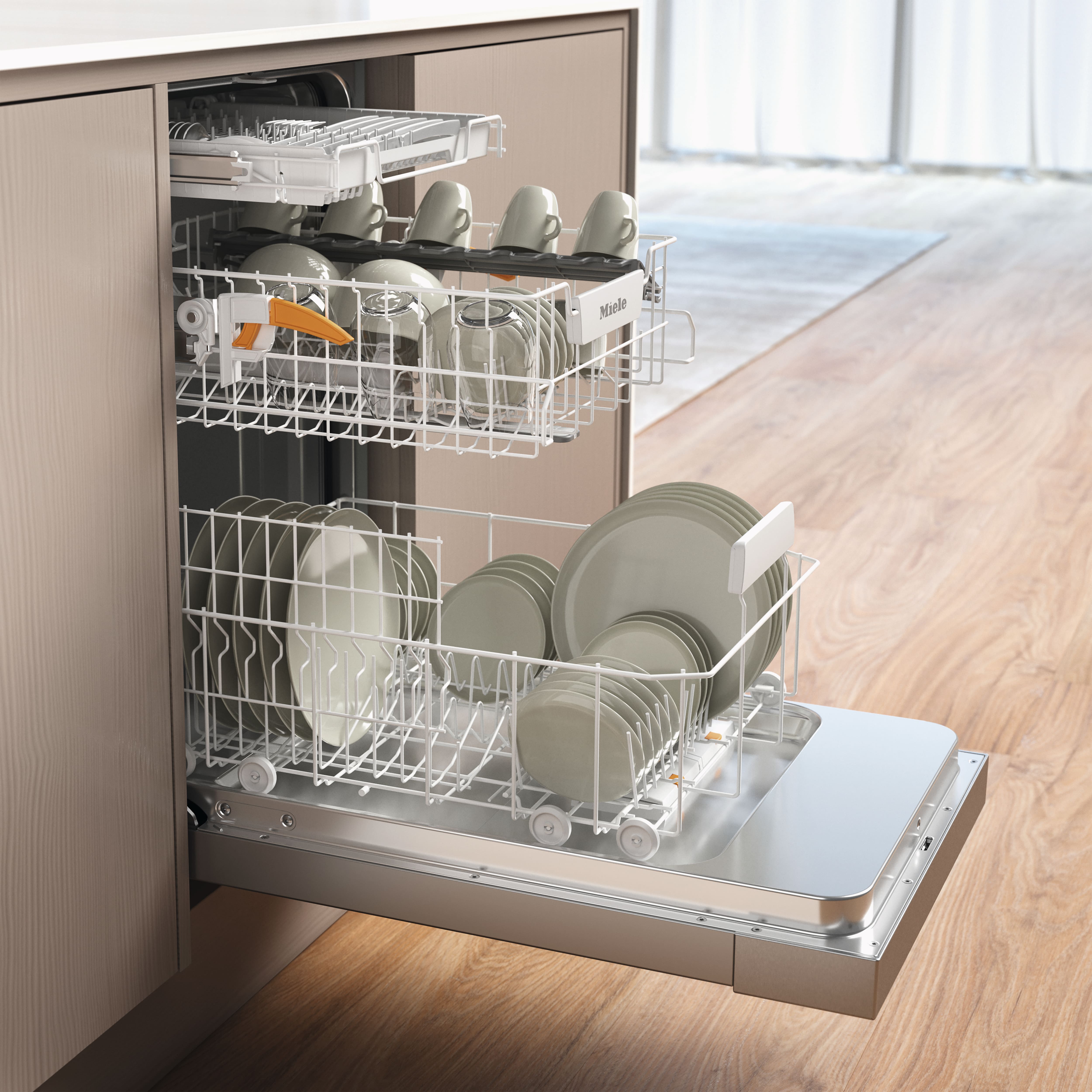 Miele - G 5540 SCU SL Active Rostfritt stål/CleanSteel – Diskmaskiner - 4