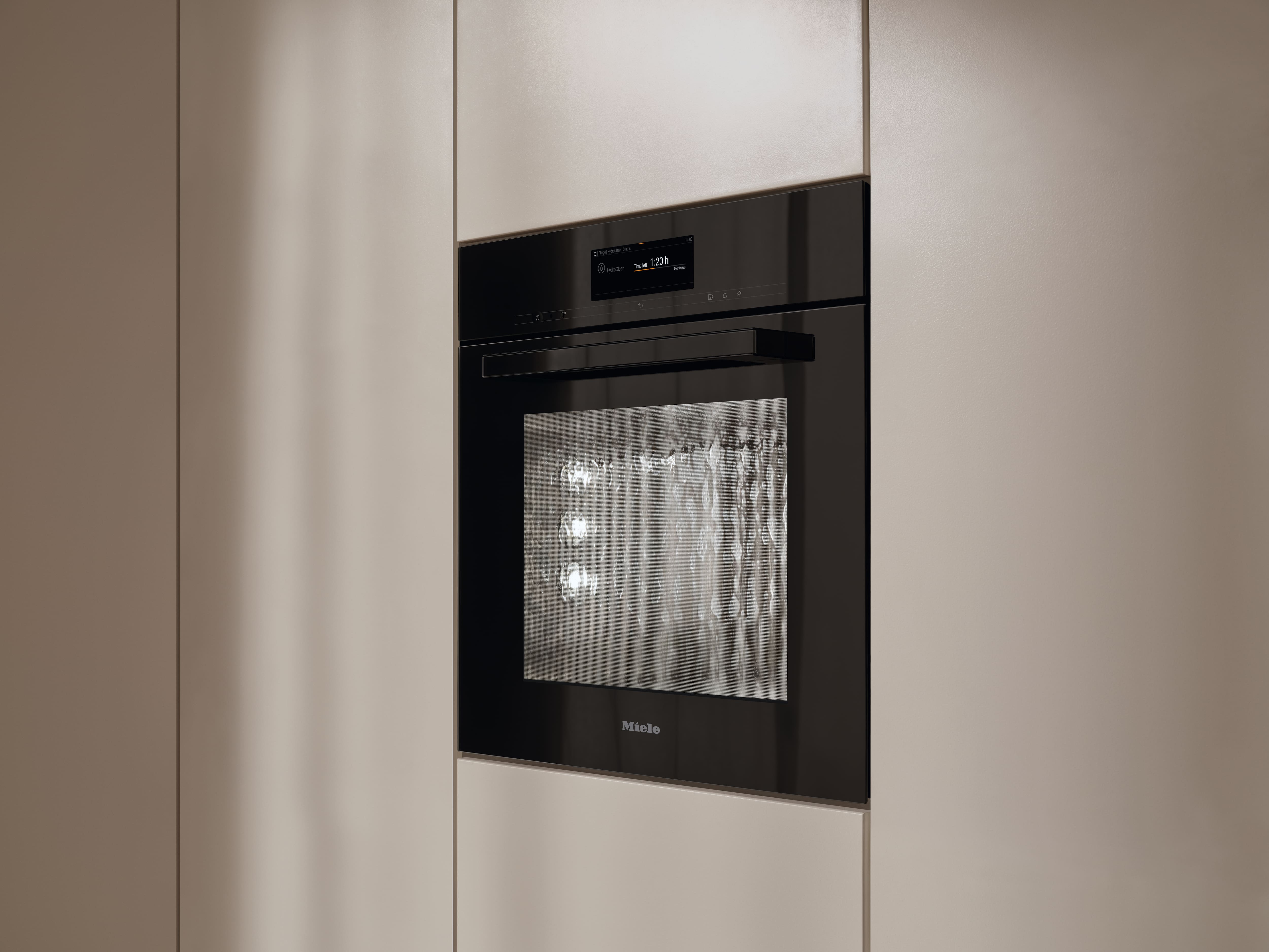 Detail van hydroclean oven Detail van hydroclean oven