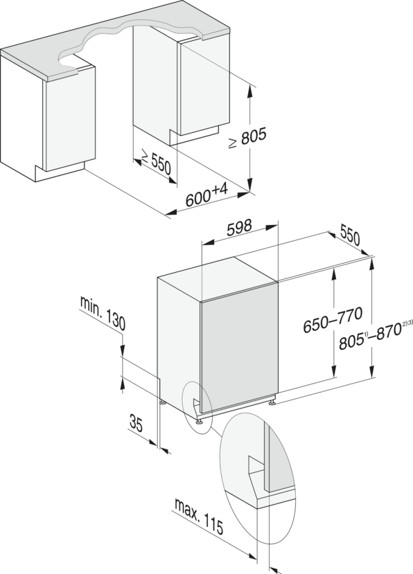 Installation drawing, Award icon, Factual image, Logo