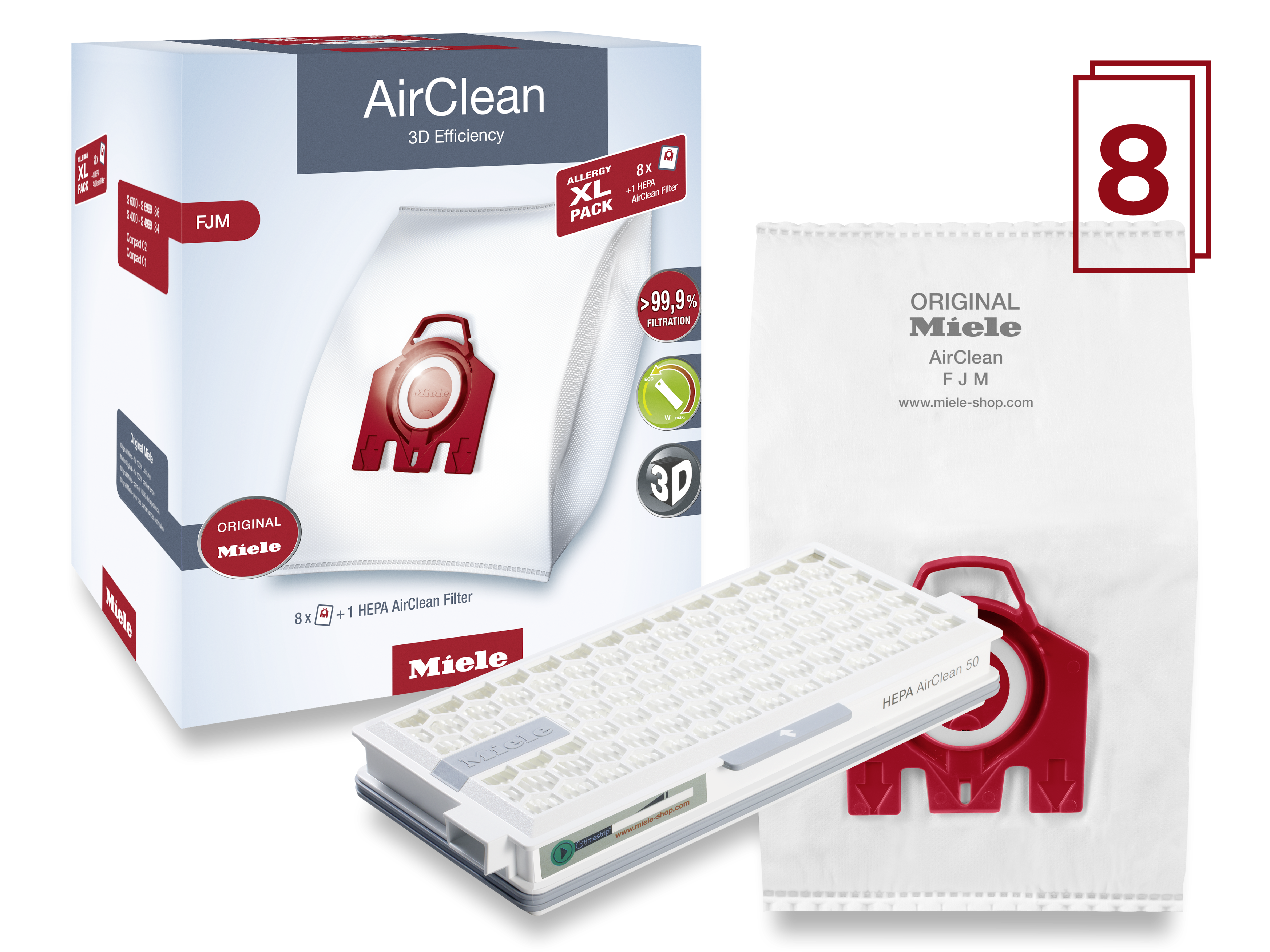 Miele - SB SET FJM+HA AirClean XL-Pack – Vacuum cleaner accessories - 2