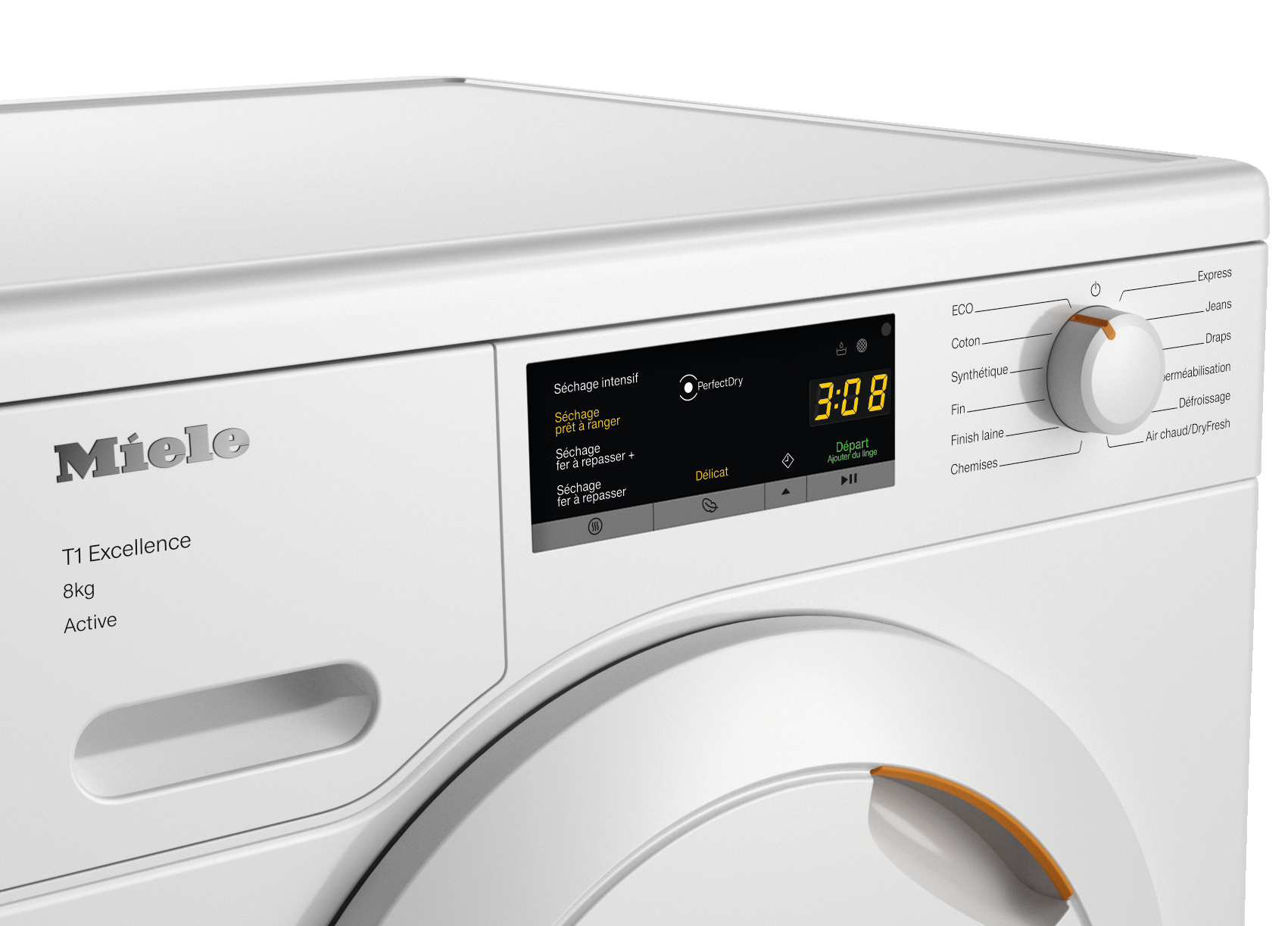 Miele - TEA525WP 8kg Active – Sèche-linge - 4 Miele - TEA525WP 8kg Active – Sèche-linge - 4