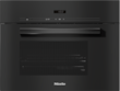 DG 2840 VitroLine Obsidian Black Built-in Steam oven product photo
