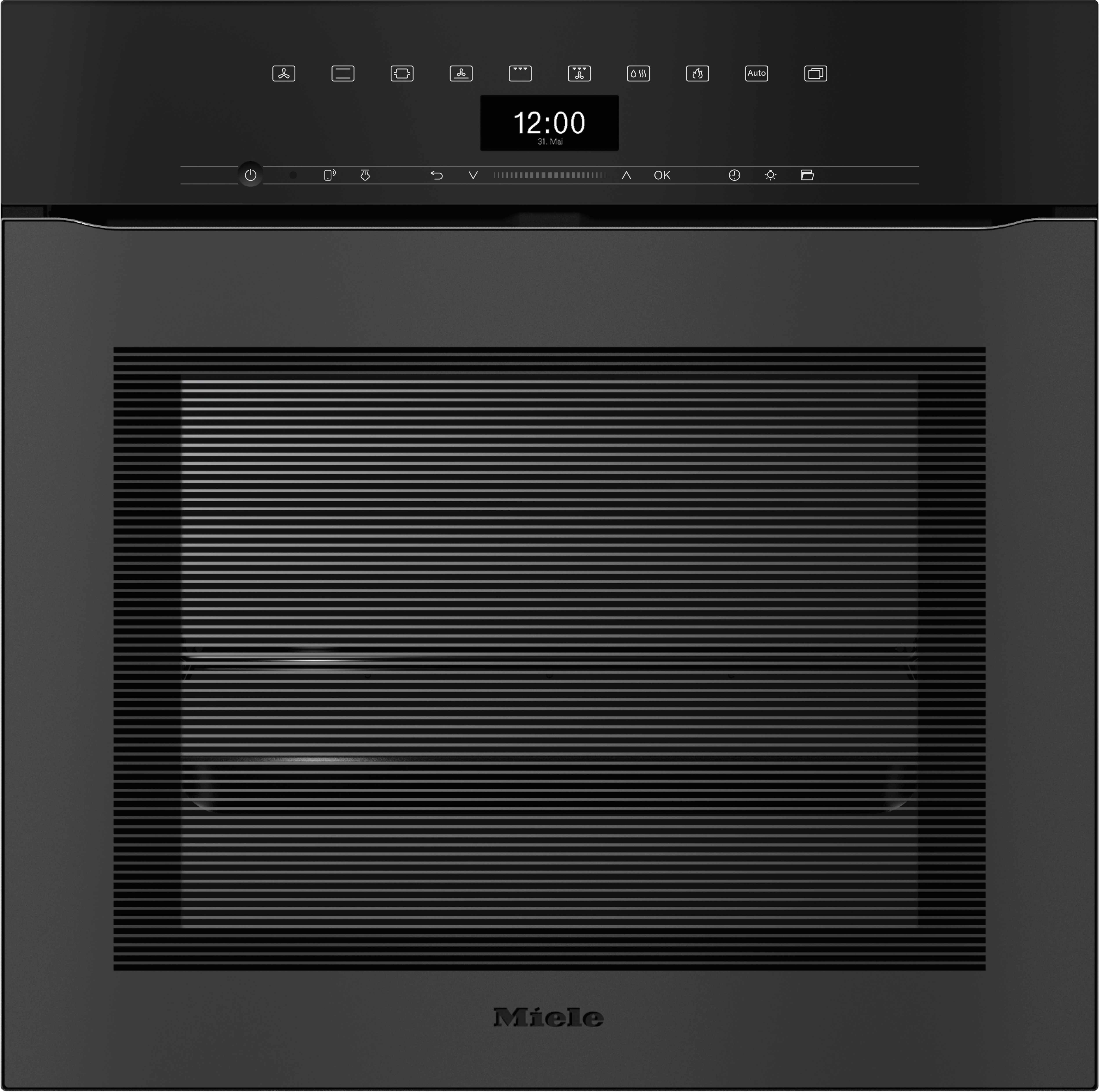Miele - H 7464 BPX Obsidiánová čierna, matná – Rúry na pečenie - 1