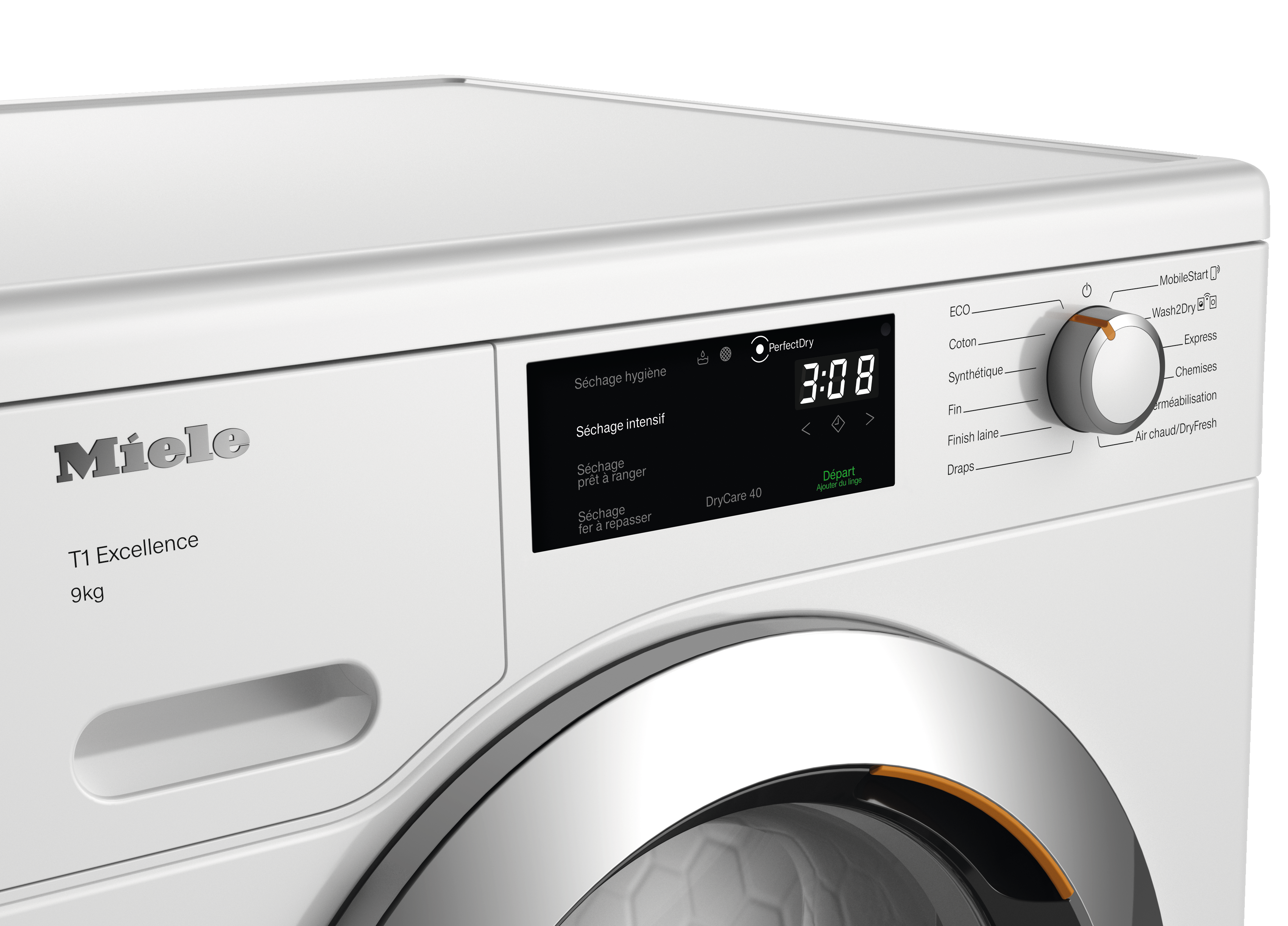 Miele - TEH785WP 9kg Blanc lotus – Sèche-linge - 3 Miele - TEH785WP 9kg Blanc lotus – Sèche-linge - 3