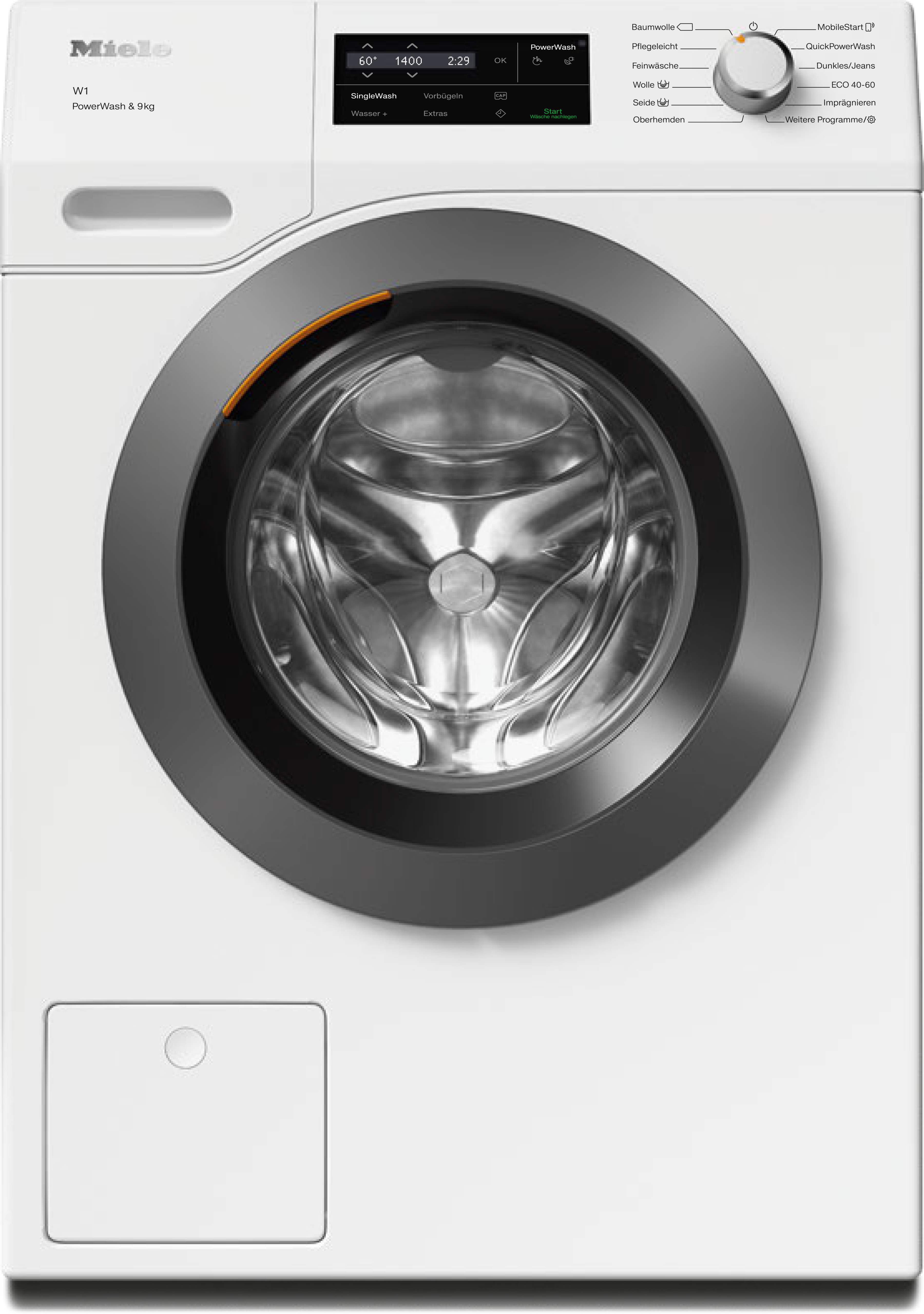 Miele - WCG370 WPS PWash&9kg Lotosweiß – Waschmaschinen - 1 Miele - WCG370 WPS PWash&9kg Lotosweiß – Waschmaschinen - 1