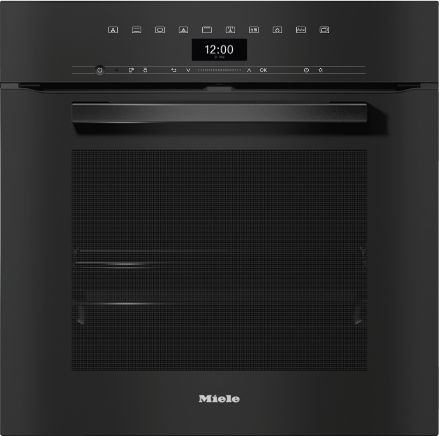 H 7464 BP VitroLine Obsidian Black Pyrolytic Oven product photo