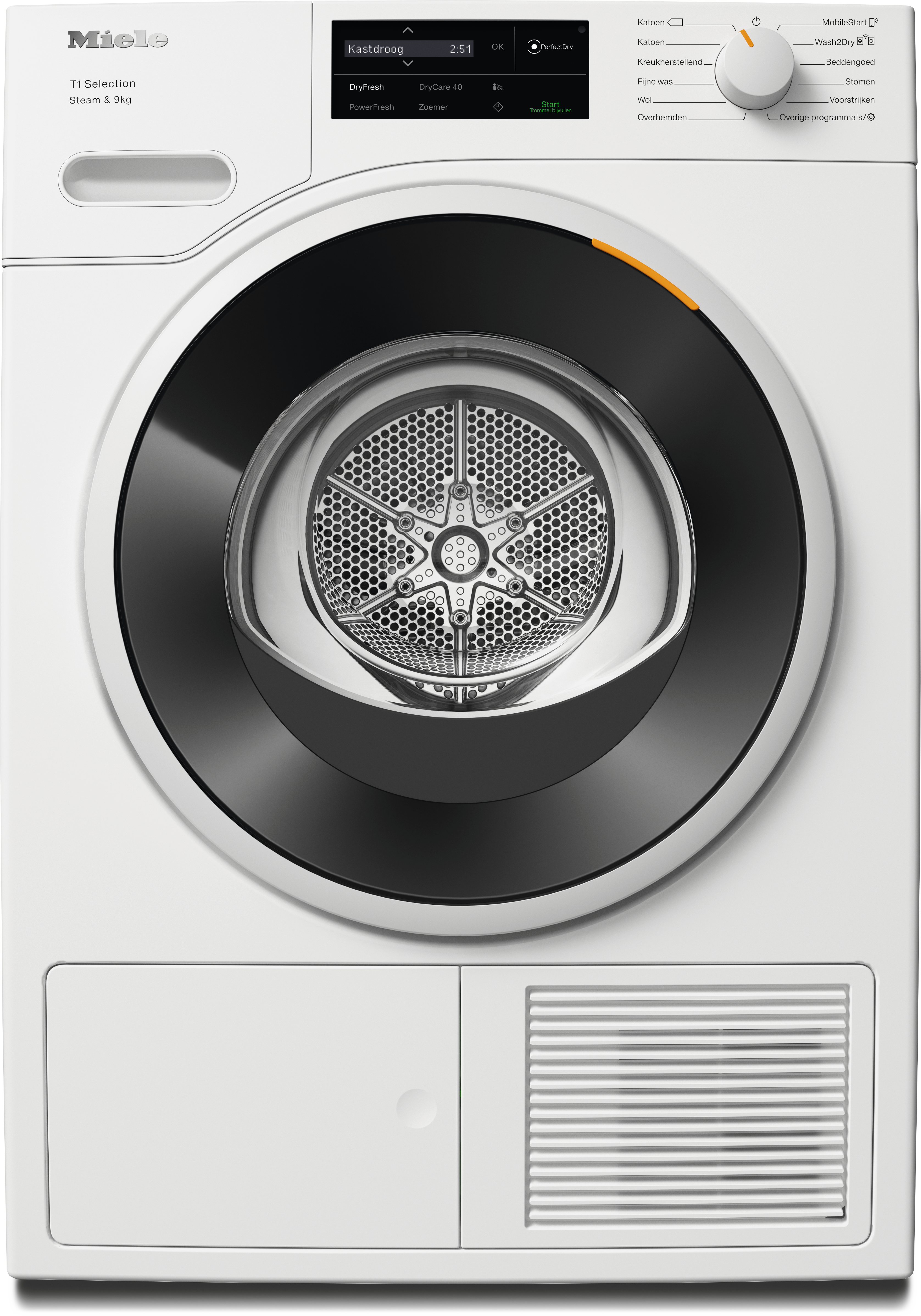 Miele - TSL783WP Steam&9kg Lotuswit – Drogers - 1
