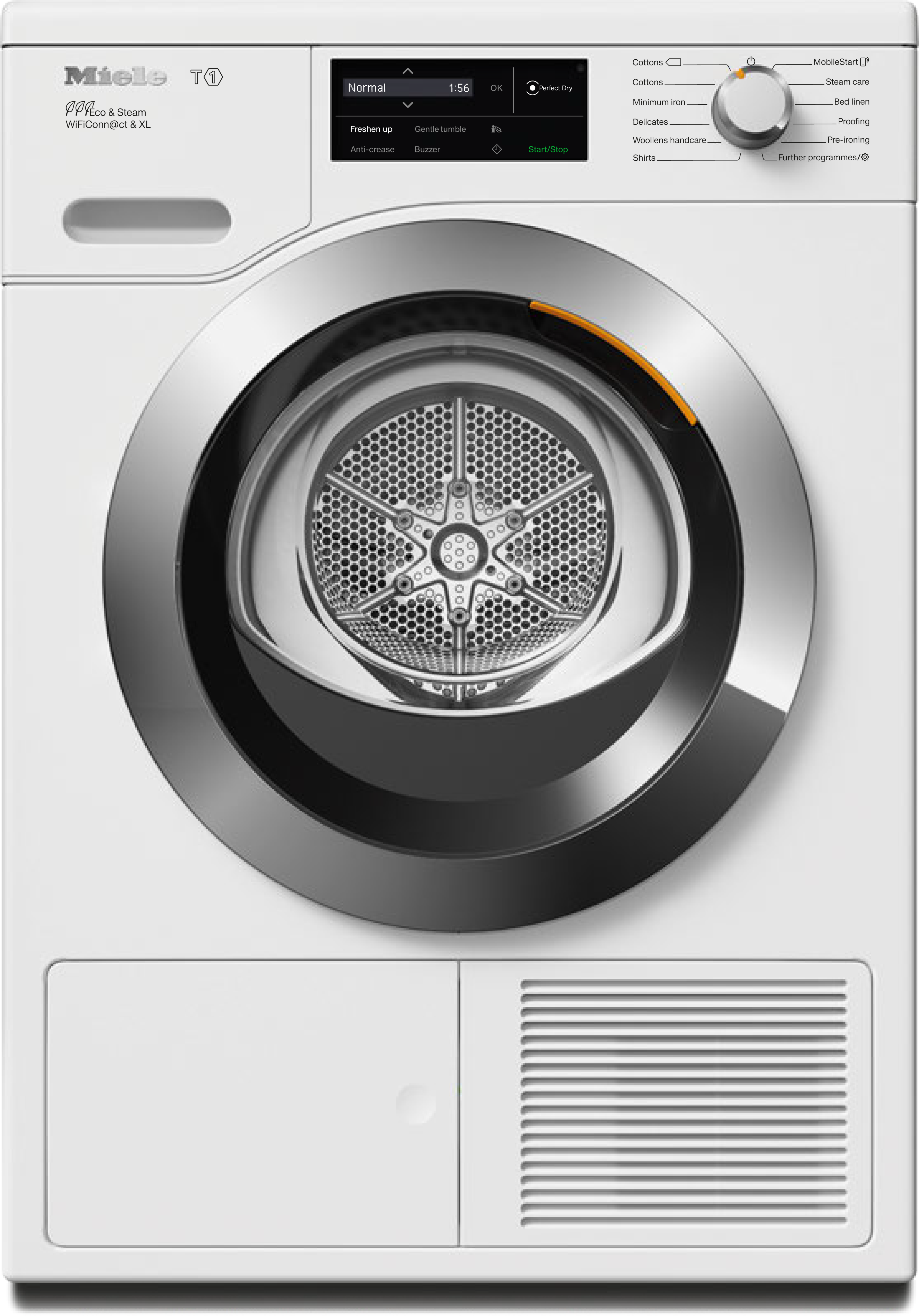Miele - TCJ 680 WP Eco&Steam WiFi&XL – 衣類乾燥機 - 1 Miele - TCJ 680 WP Eco&Steam WiFi&XL – 衣類乾燥機 - 1