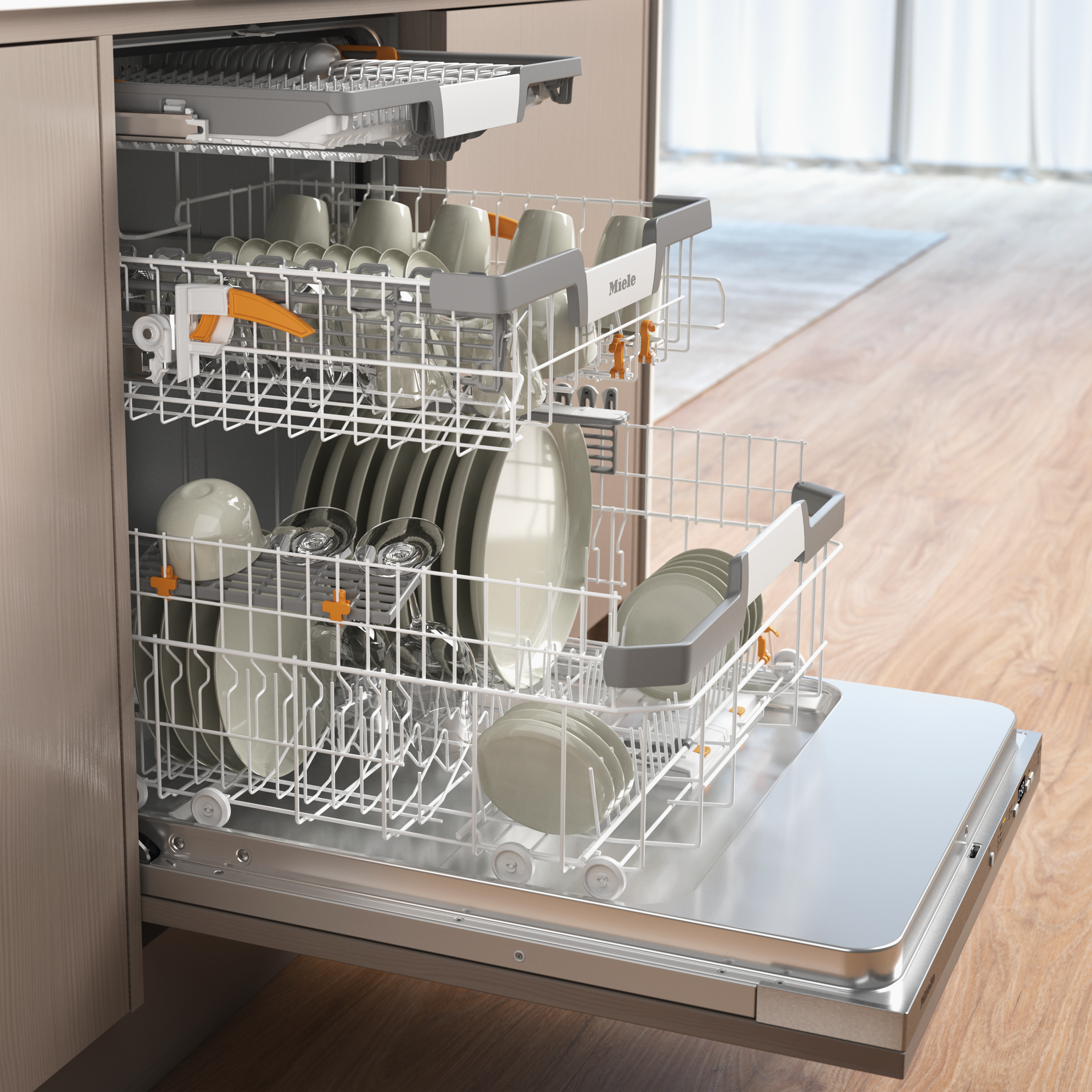 Miele - G 5878 SCVi XXL Active Plus E Rustfrit stål – Opvaskemaskiner - 3
