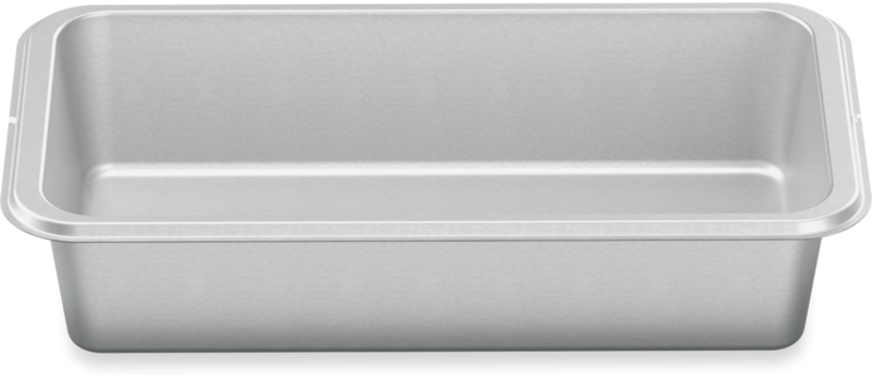 Unperforated steam cooking container